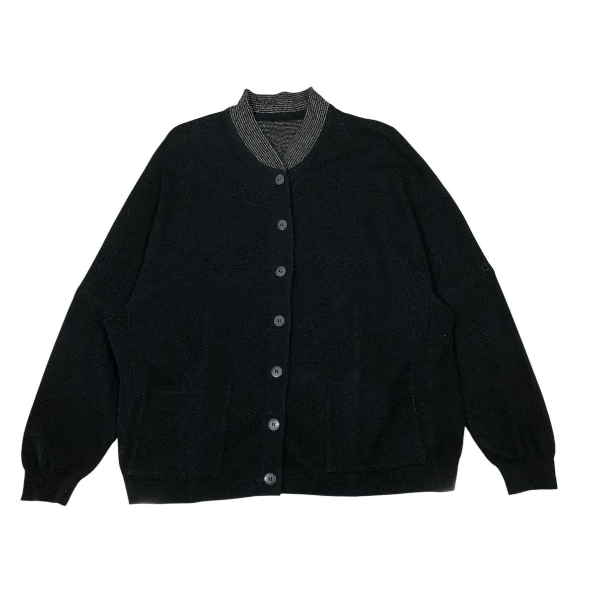 Japanese Brand 🔥VINTAGE BOMBER JACKET LE INDIGO PUR ISSEY MIYAKE Size US M / EU 48-50 / 2 - 2 Thumbnail