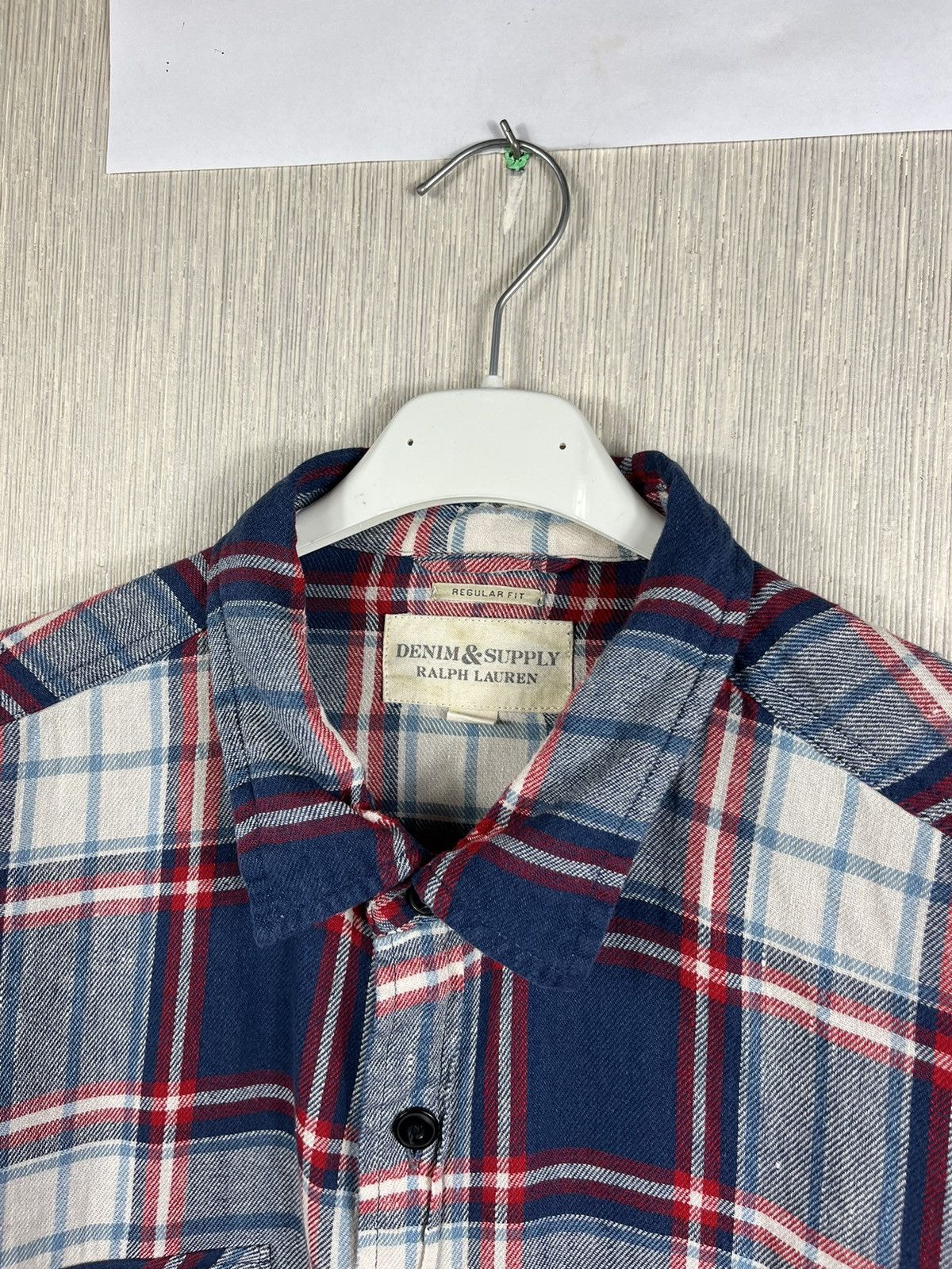 Denim & Supply Ralph Lauren × Flannel × Ralph Lauren Ralph Lauren denim& supply linen flannel checked plaid shirt Size US XL / EU 56 / 4 - 9 Thumbnail
