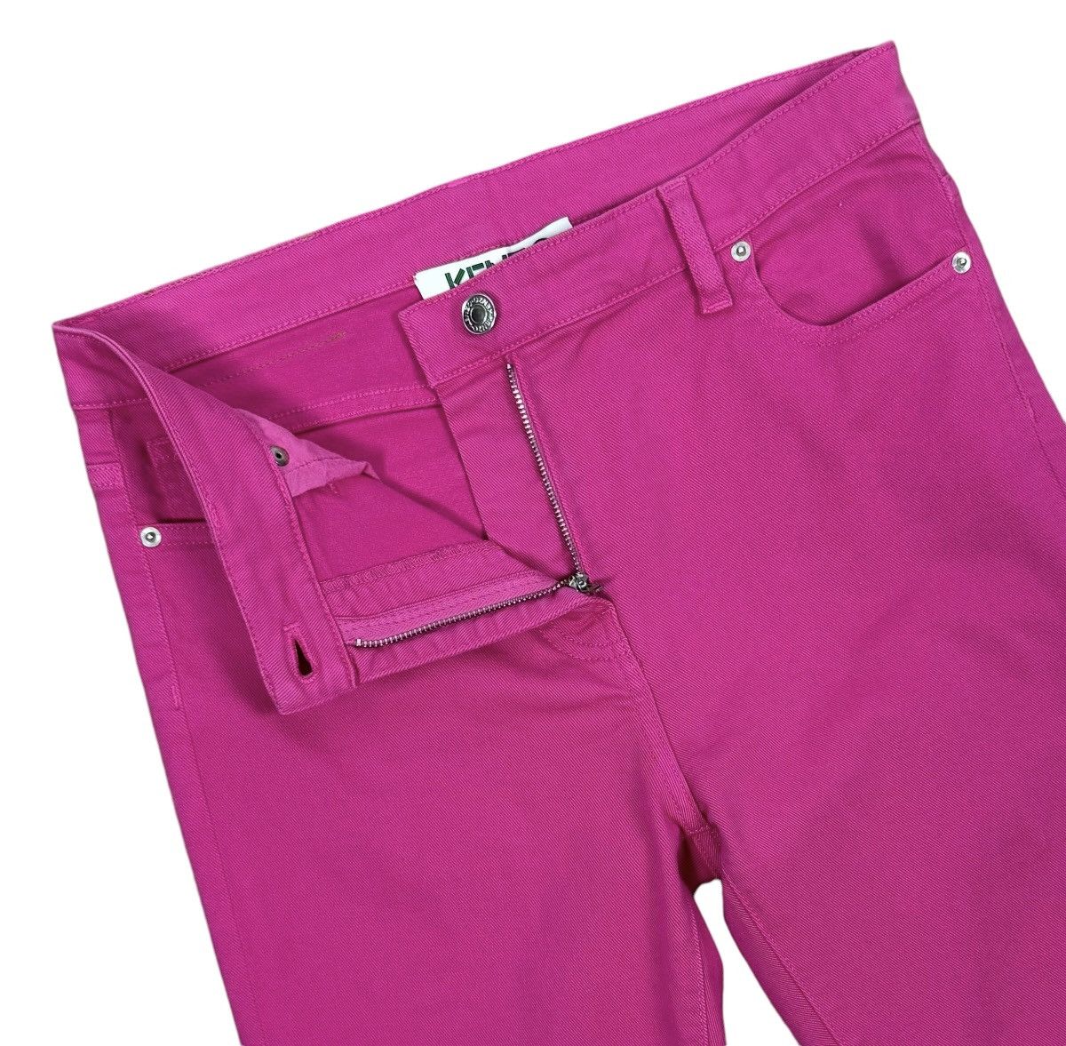 Kenzo Kenzo Paris Pink Jeans Embroidered Logo Slim size 38 Size 26" / US 2 / IT 38 - 11 Thumbnail