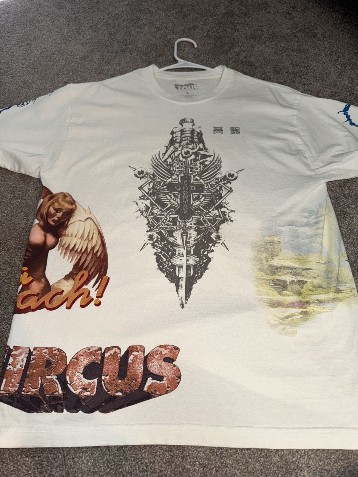 Travis Scott Travis Scott Utopia Tour Tee Size US L / EU 52-54 / 3 - 2 Thumbnail