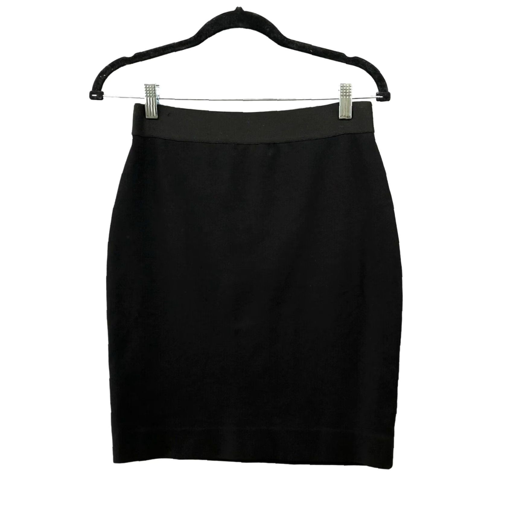 Everlane Everlane Pencil Skirt Women Size S Black Stretch Pull On Knee-Length Office Workwear Formal Career/Classy Miscel Size 28" / US 6 / IT 42 - 2 Thumbnail