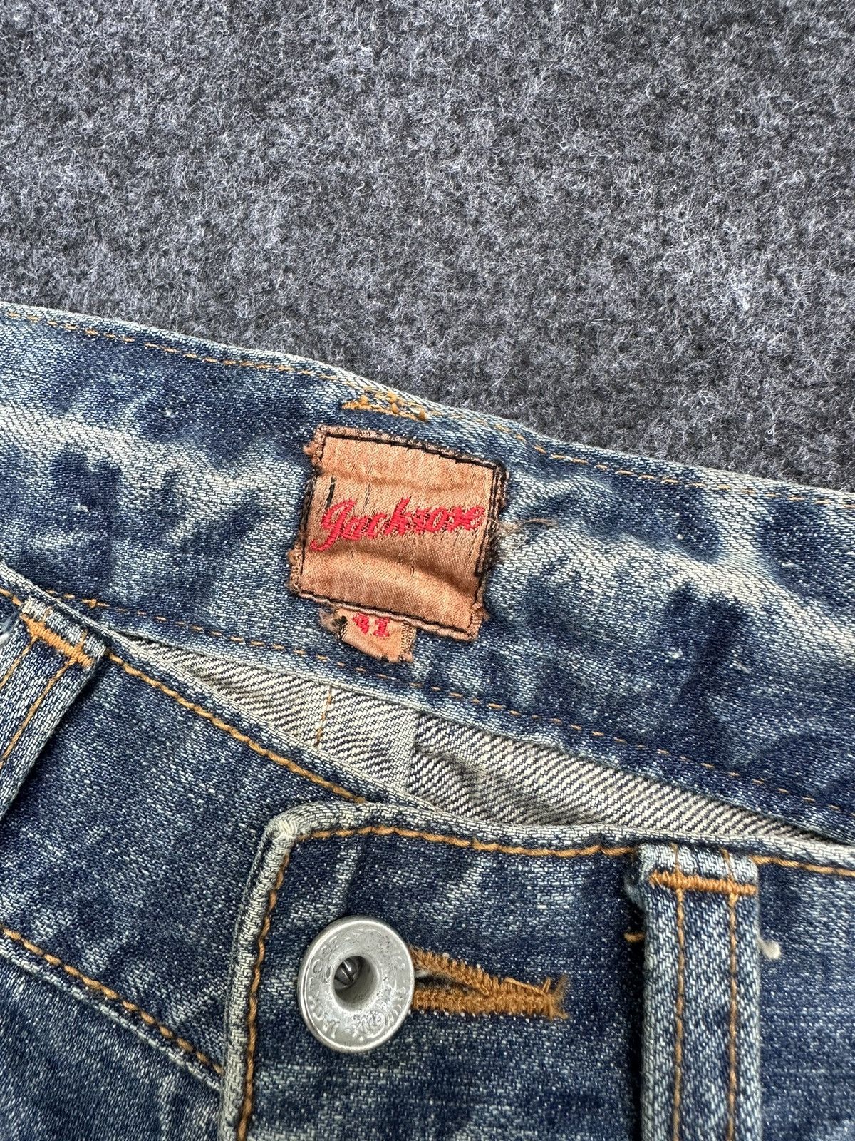 JACKROSE 90s Jackrose by Sanko.Co Flare Distressed Denim 31x33 D18 Size US 31 - 9 Thumbnail