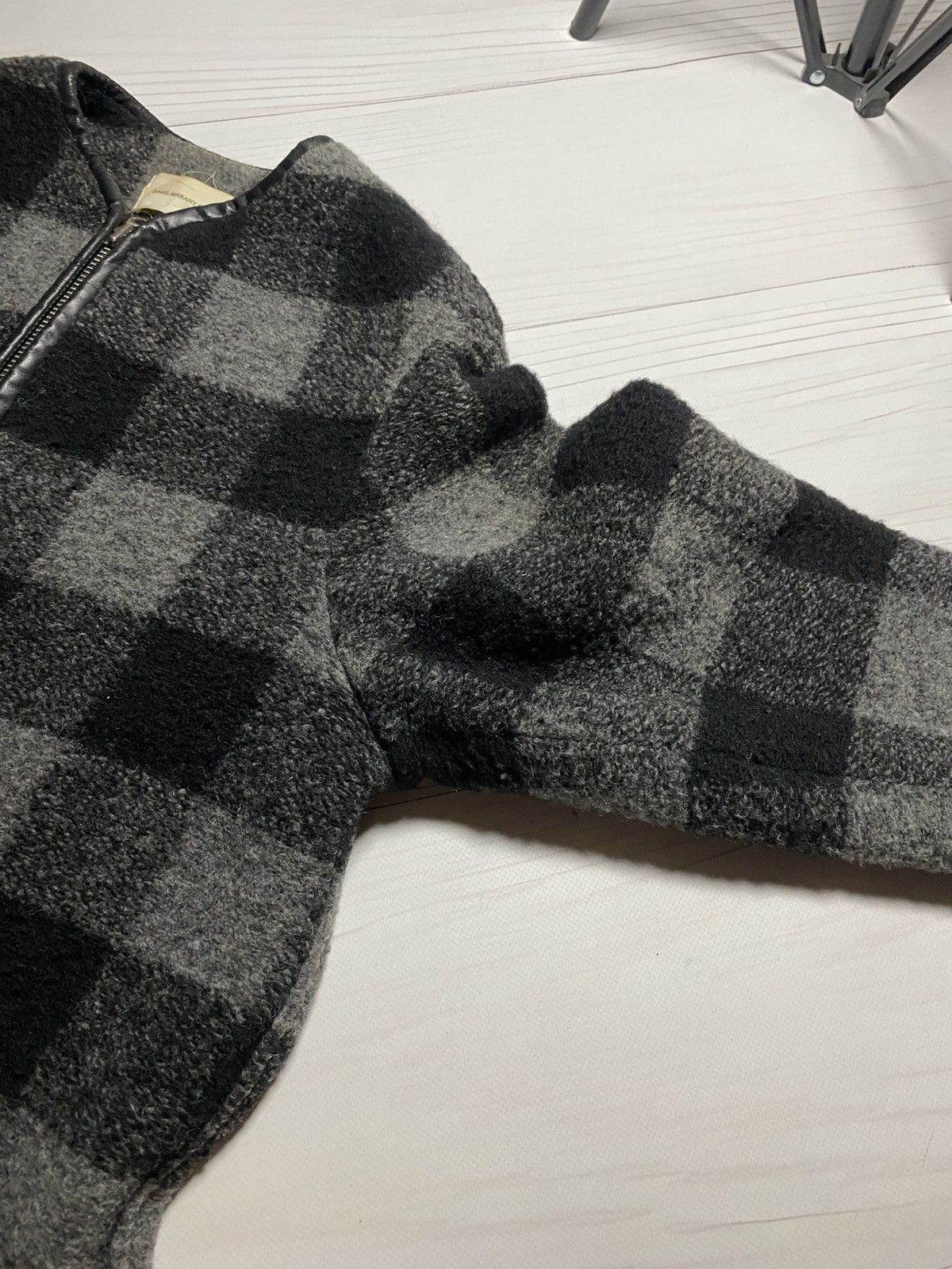Isabel Marant Etoile Isabel Marant Etoile Plaid wool black/grey jacket Size US M / EU 48-50 / 2 - 11 Thumbnail