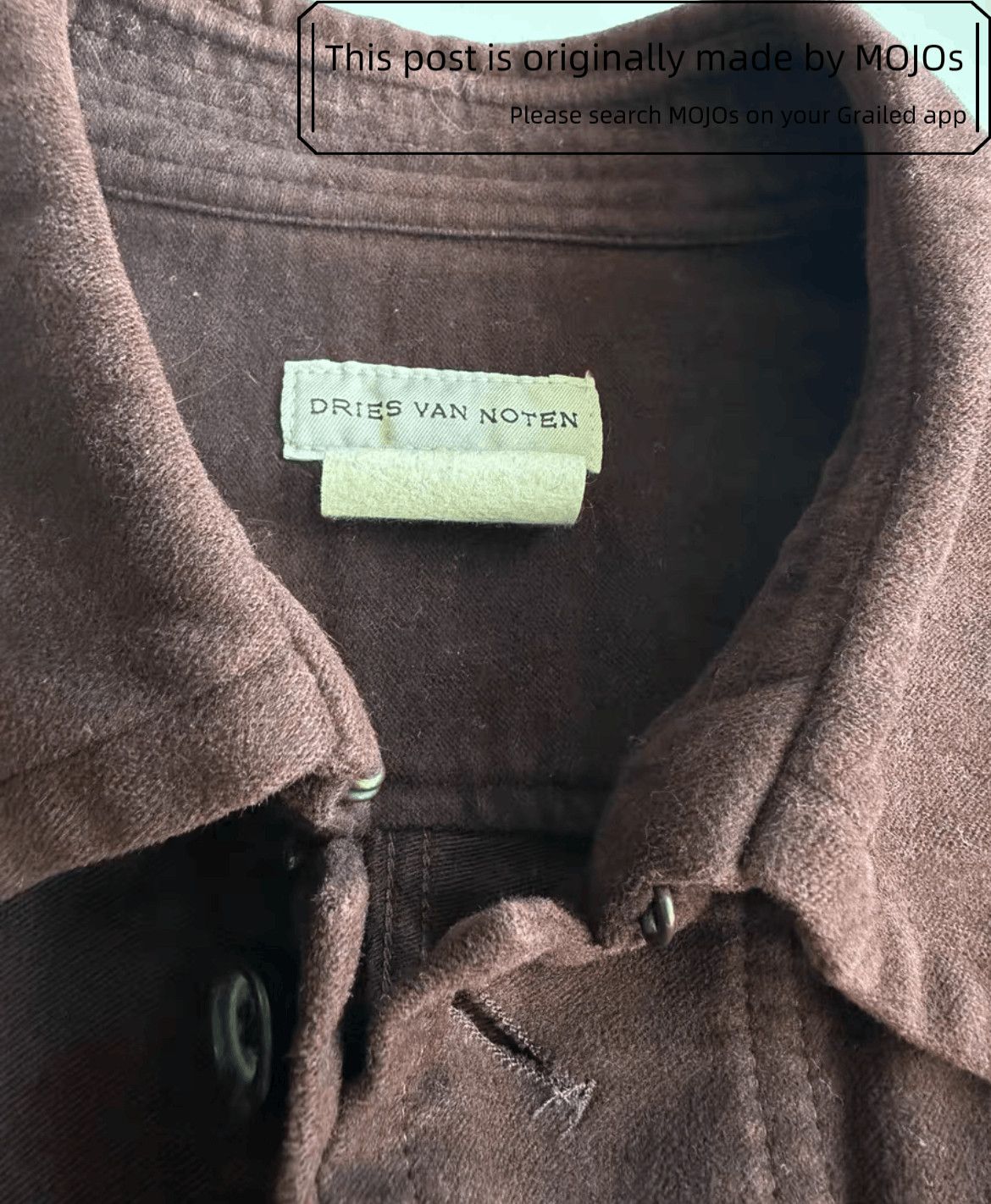 Dries Van Noten Sz 46 Dries Van Noten Moleskin Shirt Jacket mojos Size US S / EU 44-46 / 1 - 5 Thumbnail