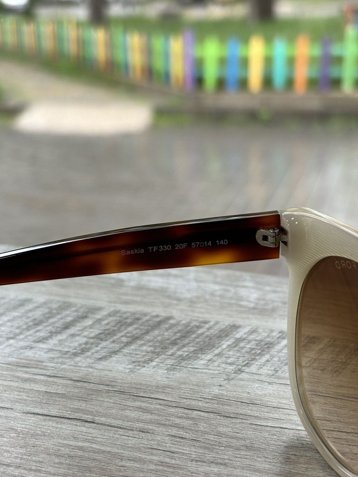 Designer × Tom Ford Tom Ford Sunglasses SASKIA TF330 Cat Eye Size ONE SIZE - 5 Thumbnail