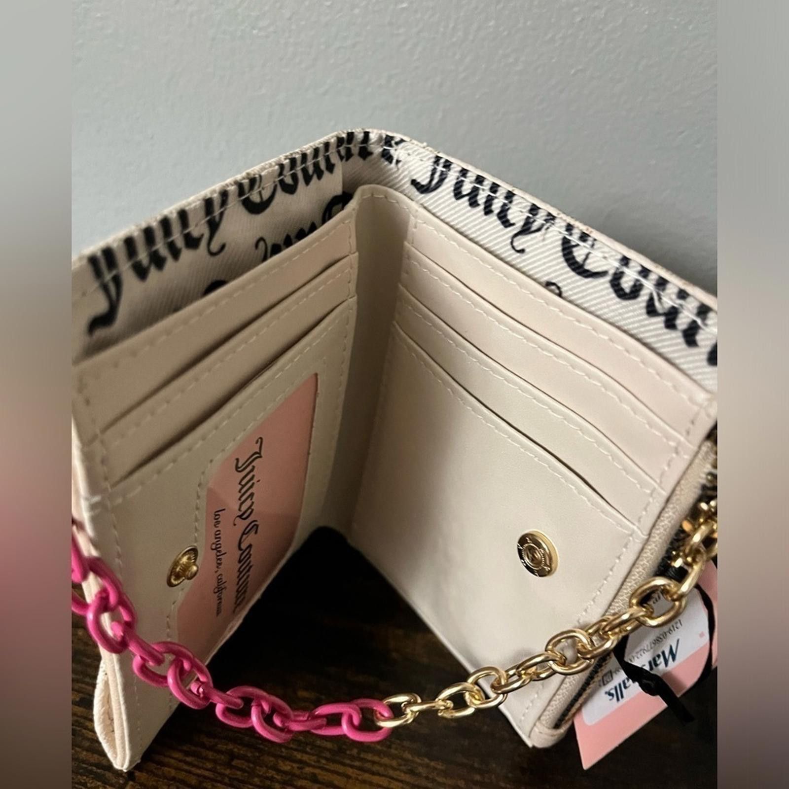 Juicy Couture Jeans Juicy Couture Cant Tame Her Bibold Wallet Card Holder Size ONE SIZE - 4 Thumbnail