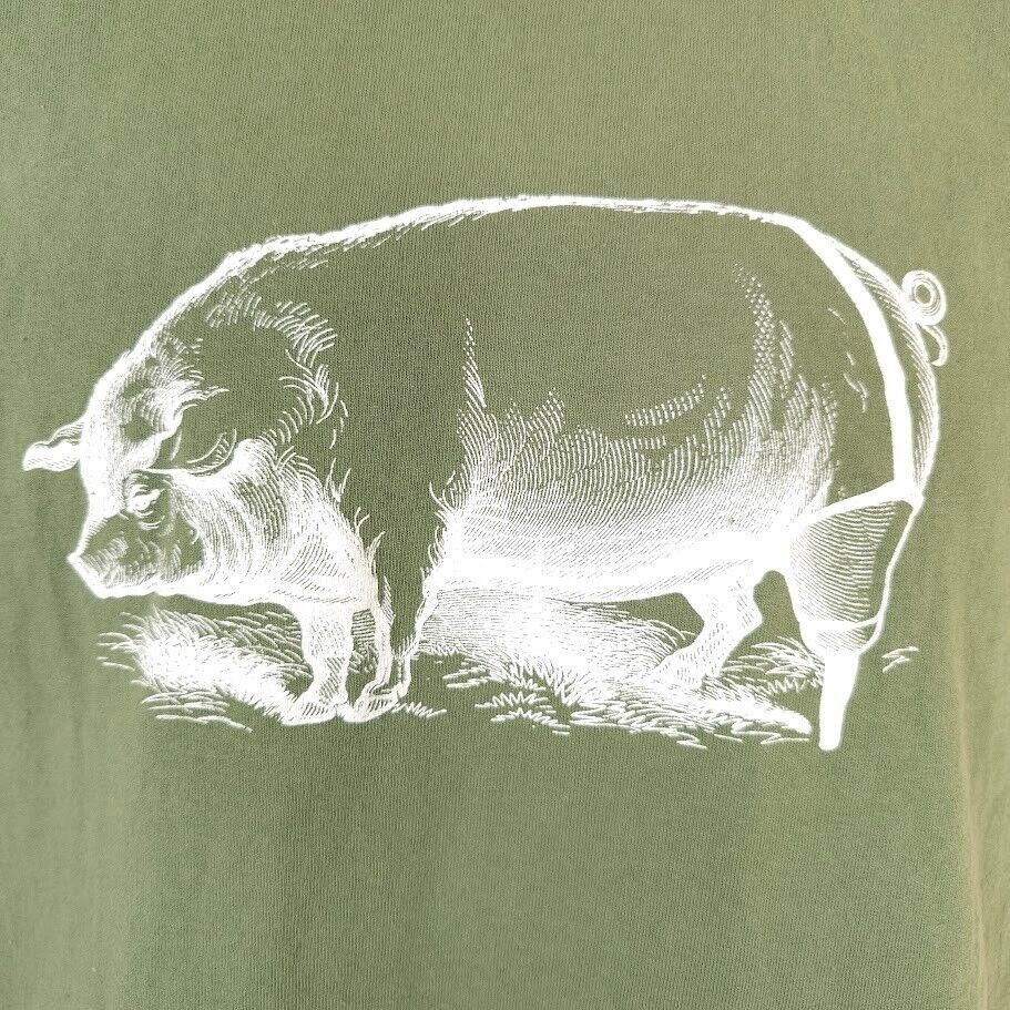 Gildan Peg Leg Porker T Shirt Mens Size Medium Green Nashville Tenn Size US M / EU 48-50 / 2 - 2 Thumbnail