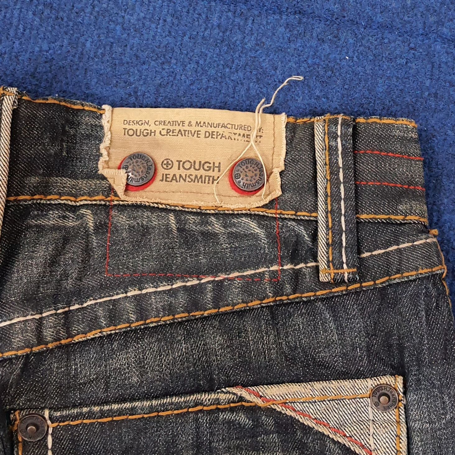 Vintage Vintage Tough Jeansmith Street Aesthetic Jeans C258N18 Size US 32 / EU 48 - 5 Thumbnail