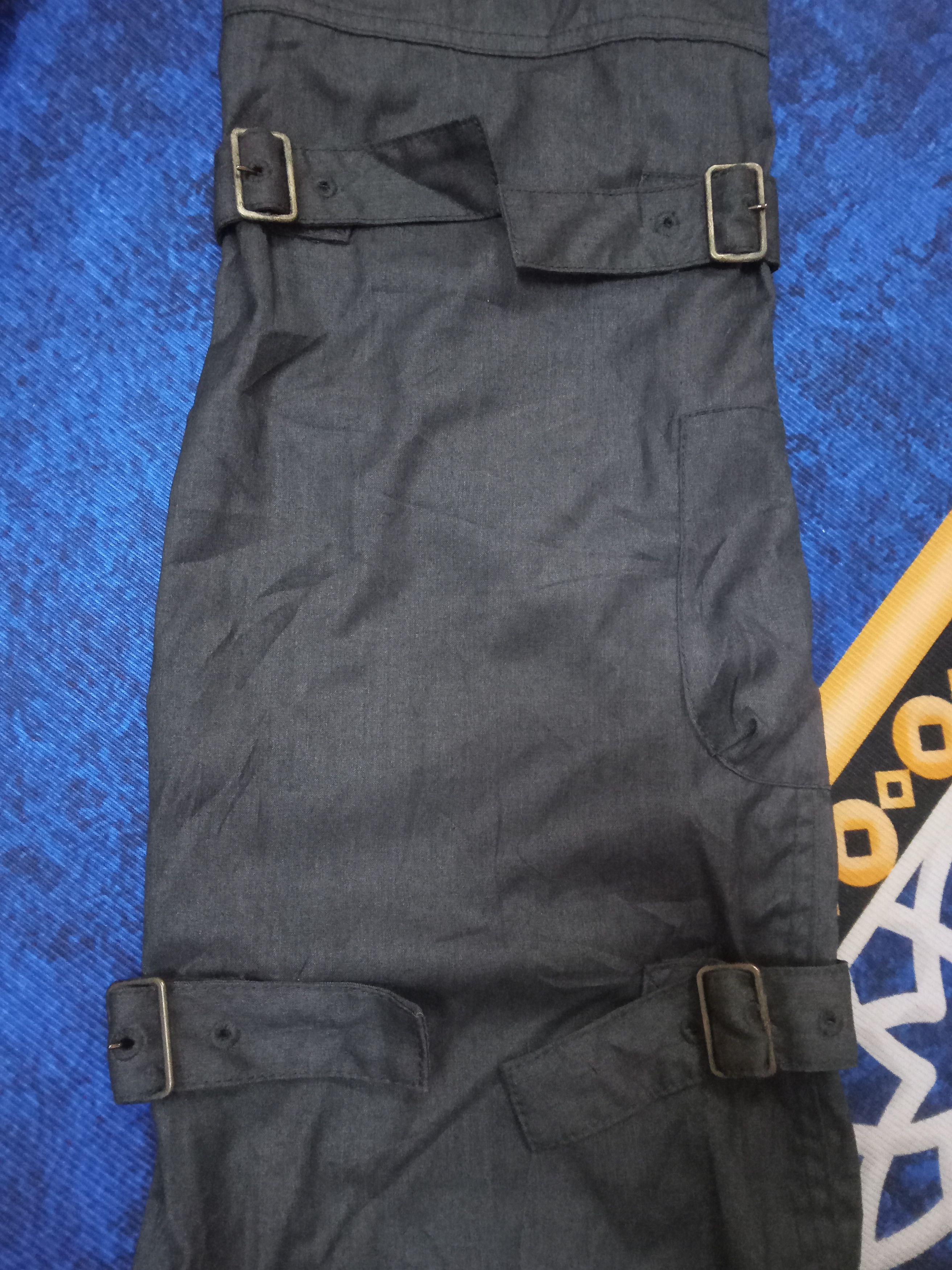 Tete Homme Tete Homme Issey Miyake Multipockets Bondage Flare Pants Size US 36 / EU 52 - 7 Thumbnail