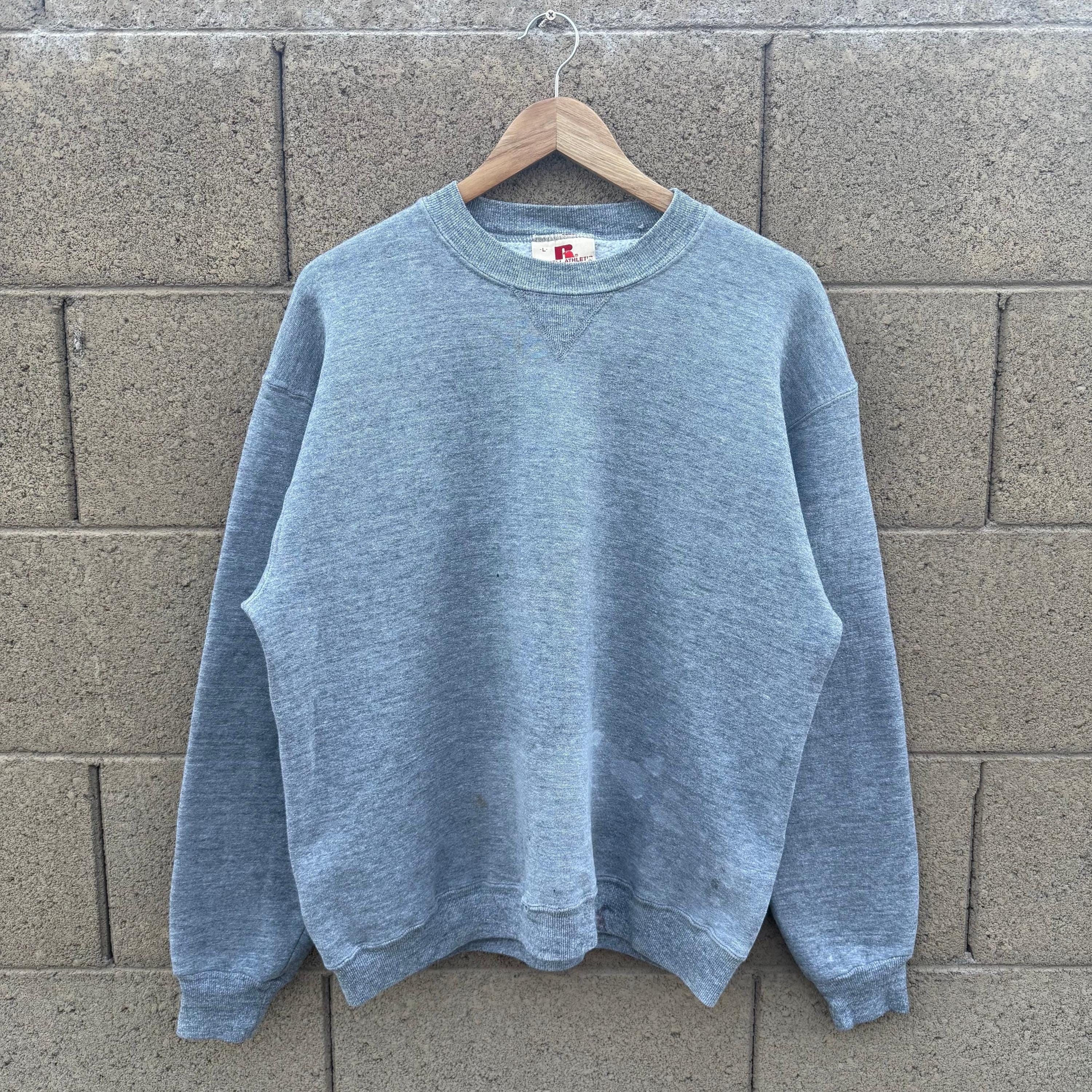Russell Athletic 70's Russell Athletic Faded Grey Crewneck Sweatshirt Size US M / EU 48-50 / 2 - 1 Thumbnail