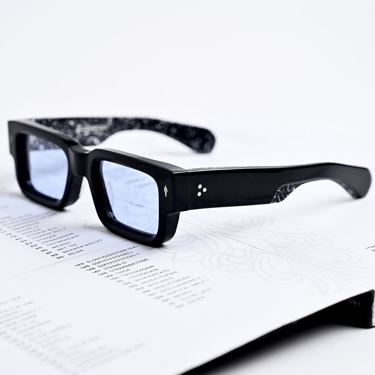 Jacques Marie Mage JACQUES MARIE MAGE ASCARI NERO SUNGLASSES Size ONE SIZE - 2 Thumbnail