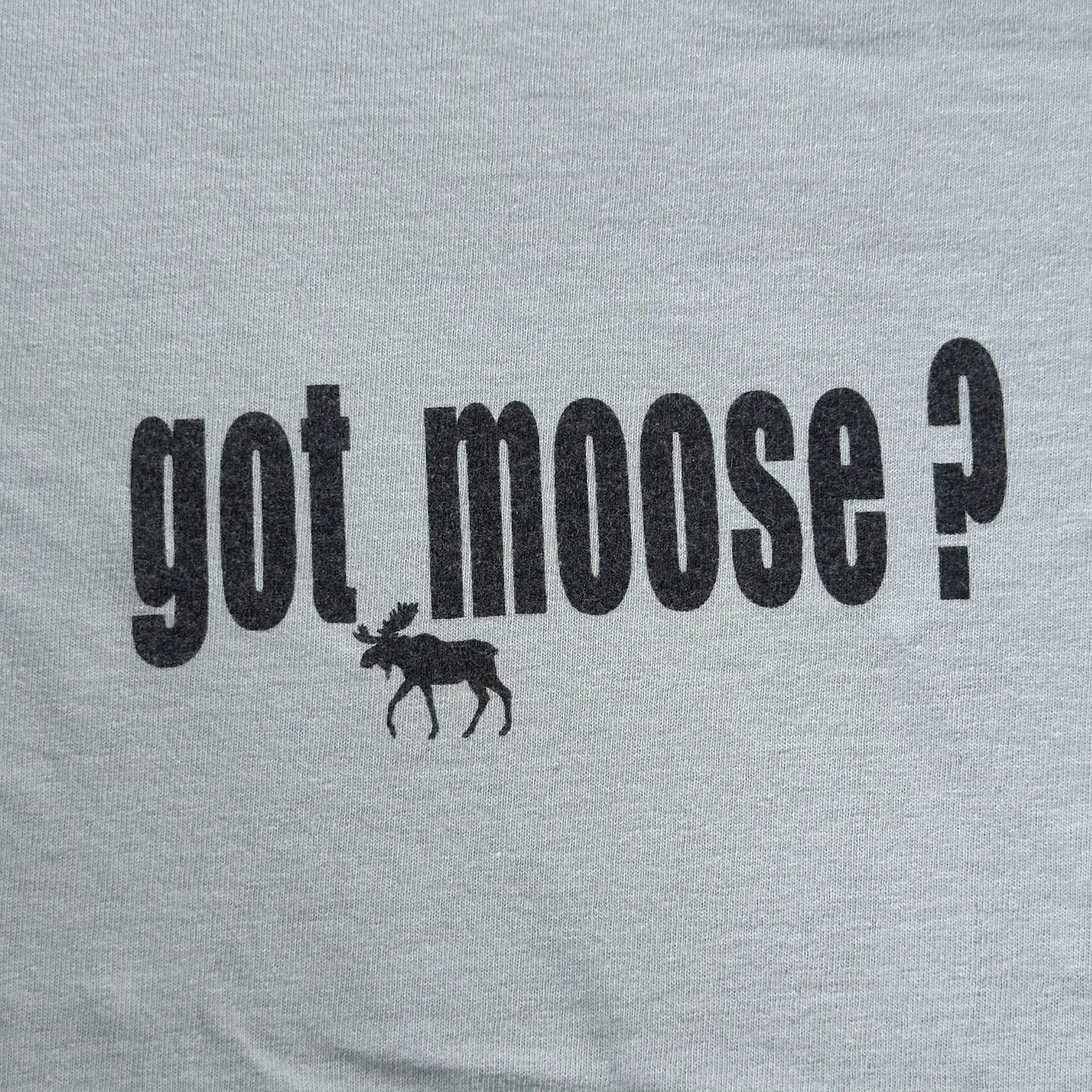 Vintage Vintage Y2K Got Moose T-Shirt Long Sleeve Gray M Gorpcore Hu Size US M / EU 48-50 / 2 - 2 Thumbnail