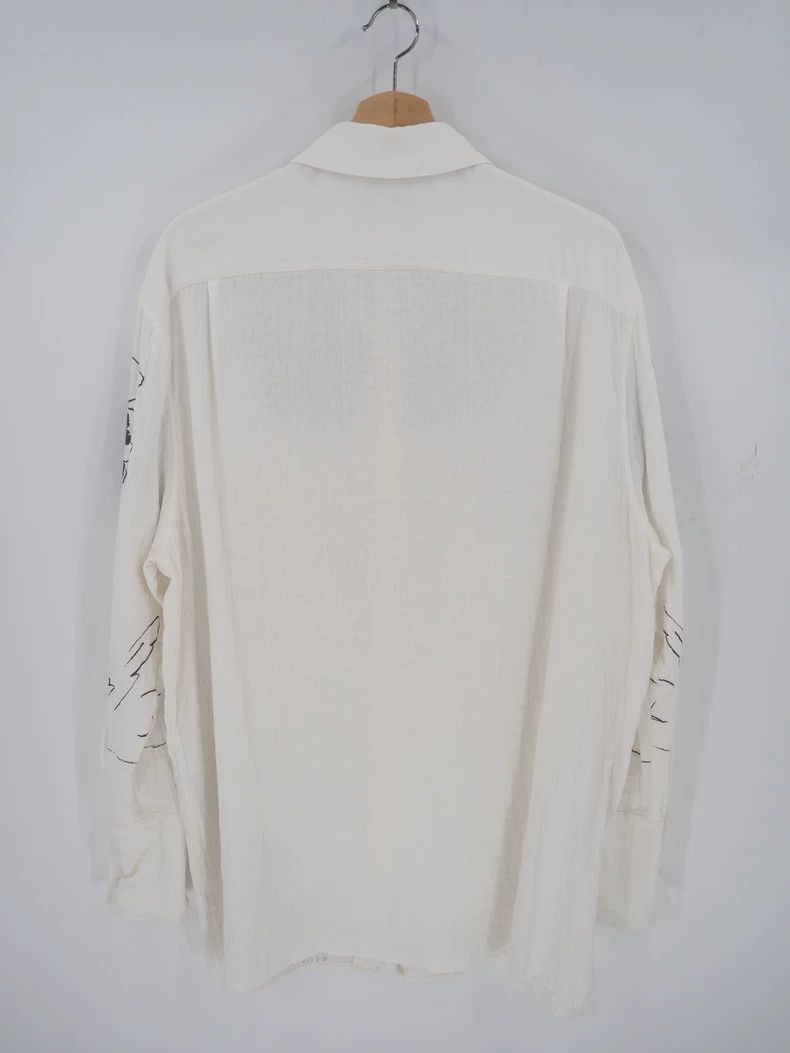 Loewe LOEWE size44 White floral graffiti shirt Size US S / EU 44-46 / 1 - 4 Thumbnail
