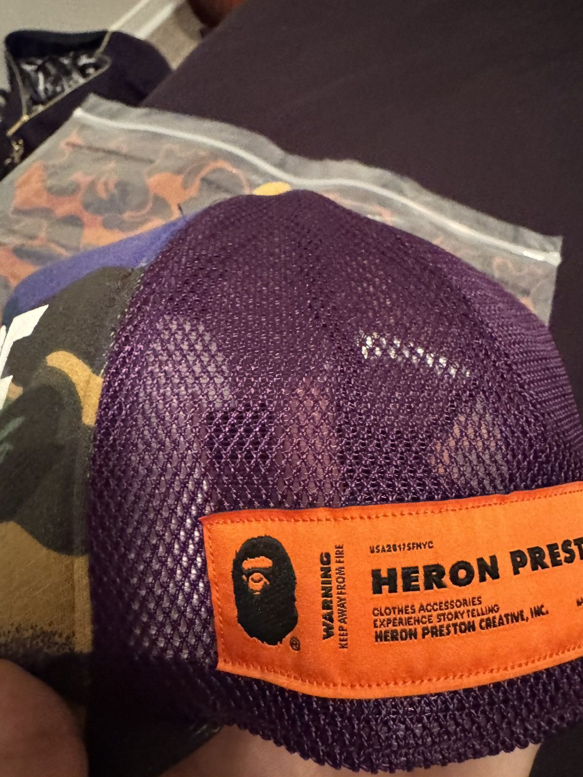 Bape × Heron Preston Bape Heron Preston hat Size ONE SIZE - 8 Thumbnail