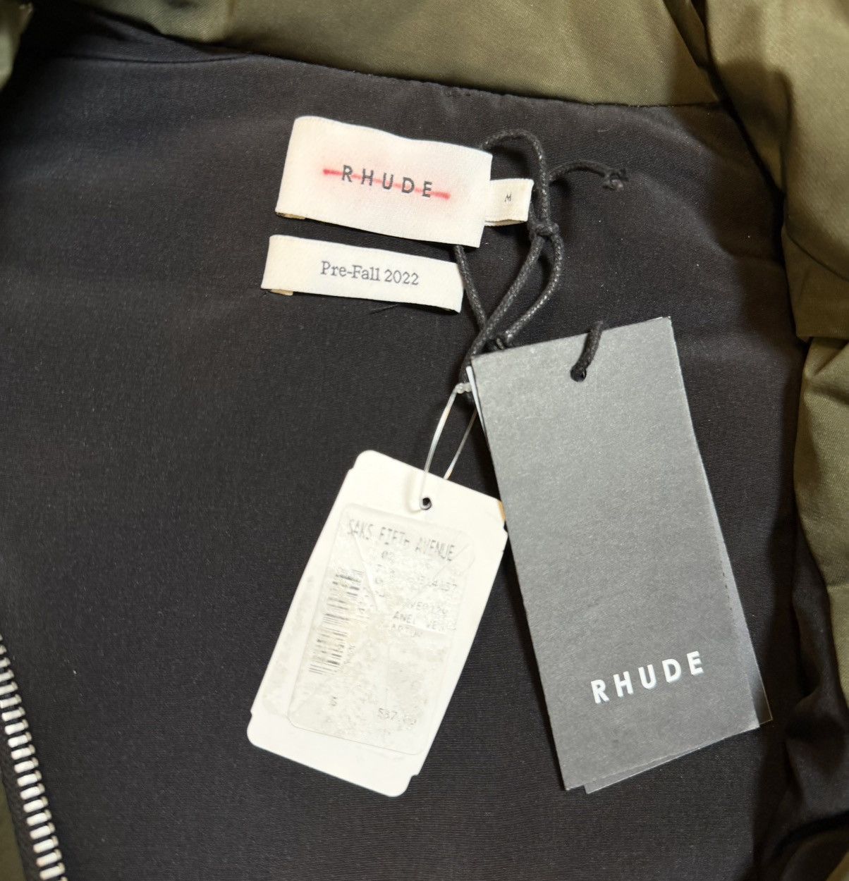 Rhude Rhude Panel Zip Up Vest Size US M / EU 48-50 / 2 - 4 Thumbnail