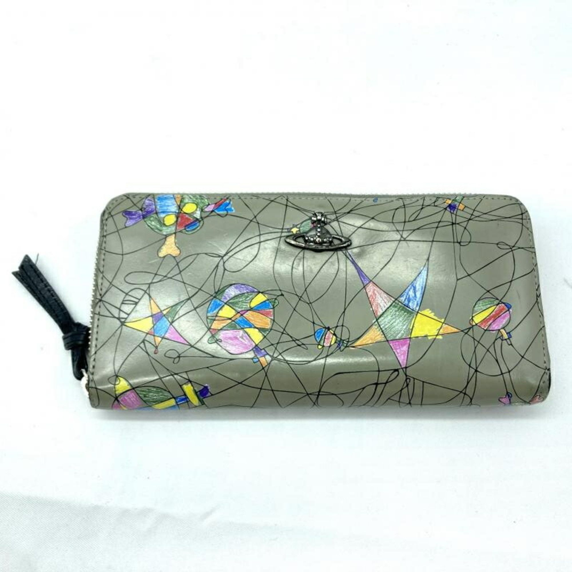 Vivienne Westwood Vivienne Westwood x Farrel Nissa Long Wallet Grey Size ONE SIZE - 1 Thumbnail