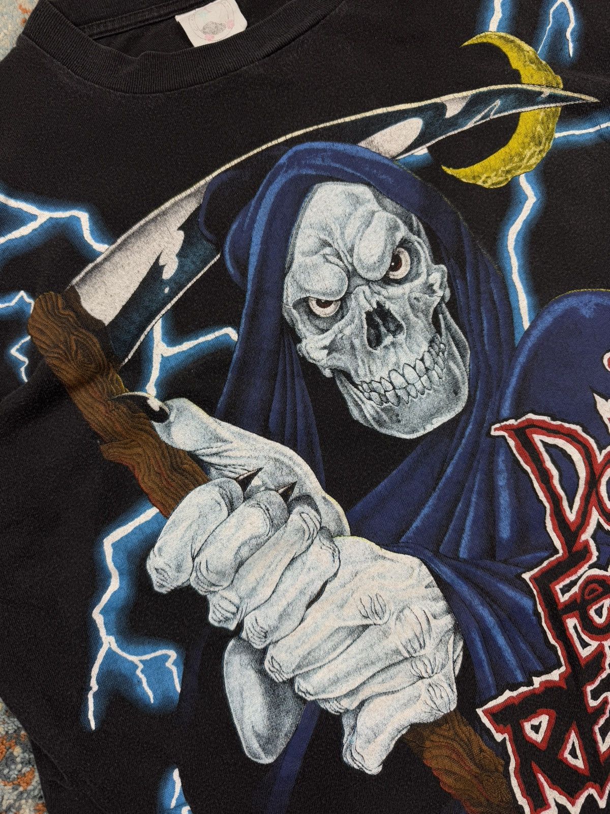 Vintage Vintage 90s USA Thunder don’t fear the reaper graphic tee Size US L / EU 52-54 / 3 - 11 Thumbnail