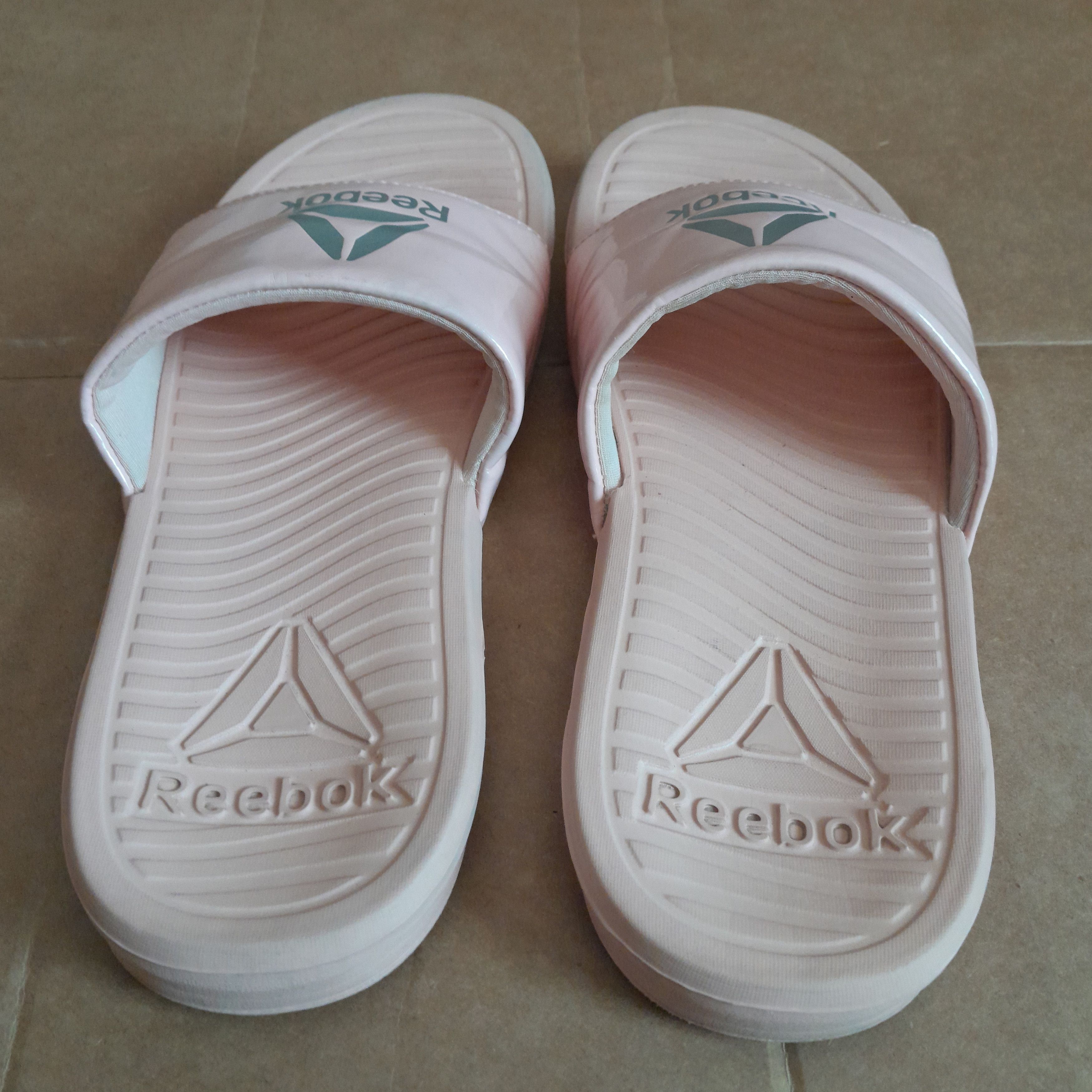 Reebok Reebok Women’s Pink Rubber Platform Slides Sandals Size US 7 / IT 37 - 2 Thumbnail