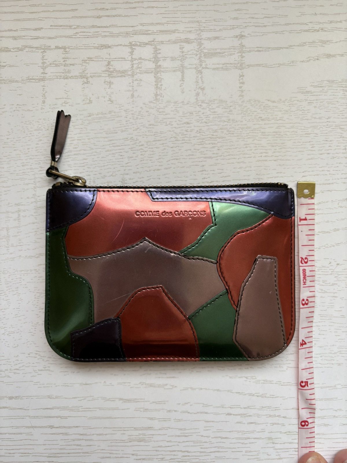 Comme des Garcons Comme Des garçon metallic patch zip wallet Size ONE SIZE - 8 Thumbnail