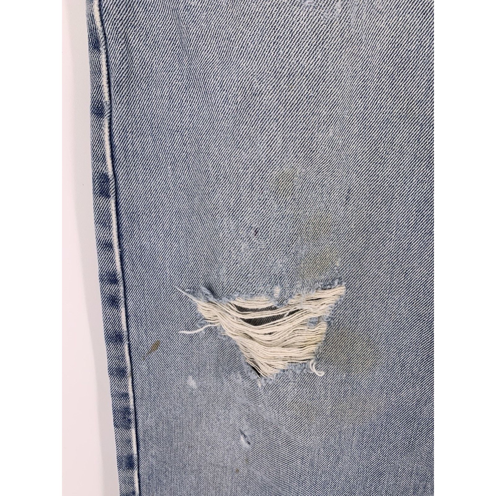 Levi's VTG Levi's 505 40x30 Blue Jeans Y2K 90s Distressed Thrashed Size US 40 / EU 56 - 8 Thumbnail