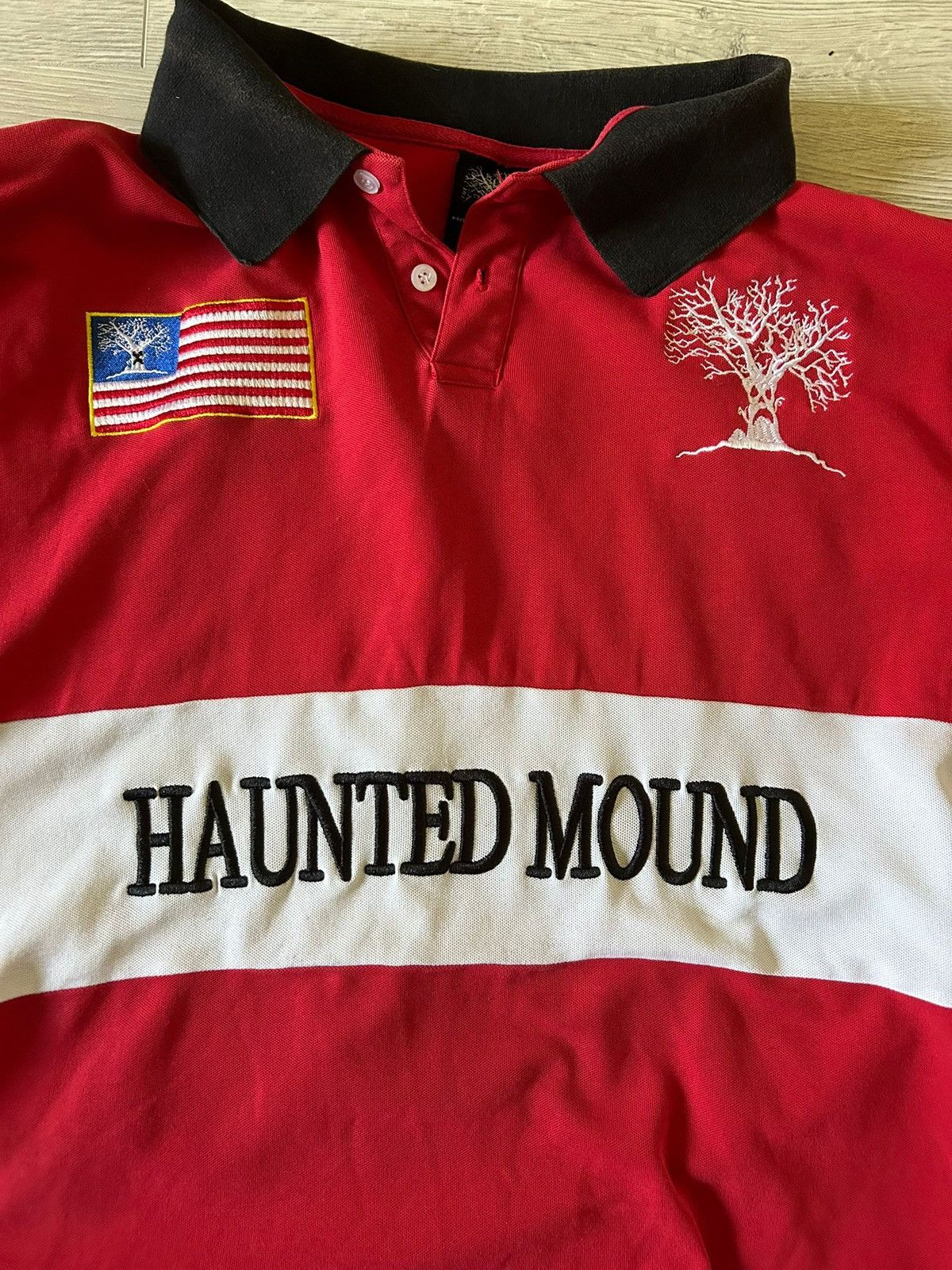 Haunted Mound Hounted Mount red polo 2XL Size US XXL / EU 58 / 5 - 6 Thumbnail