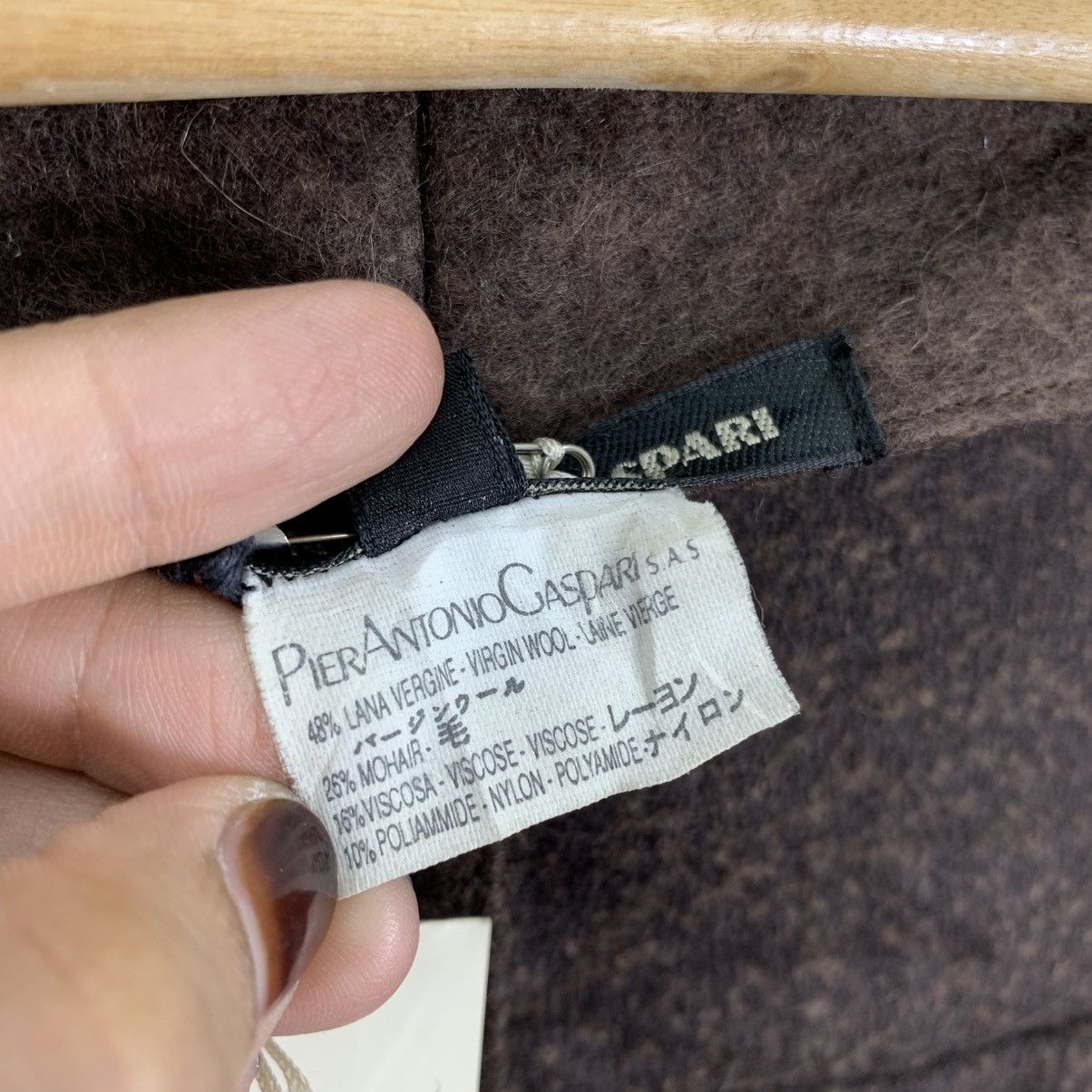 Vintage Vintage 90s PIER ANTONIO GASPARI Italian Brand Wool Cardigan Size M / US 6-8 / IT 42-44 - 7 Thumbnail
