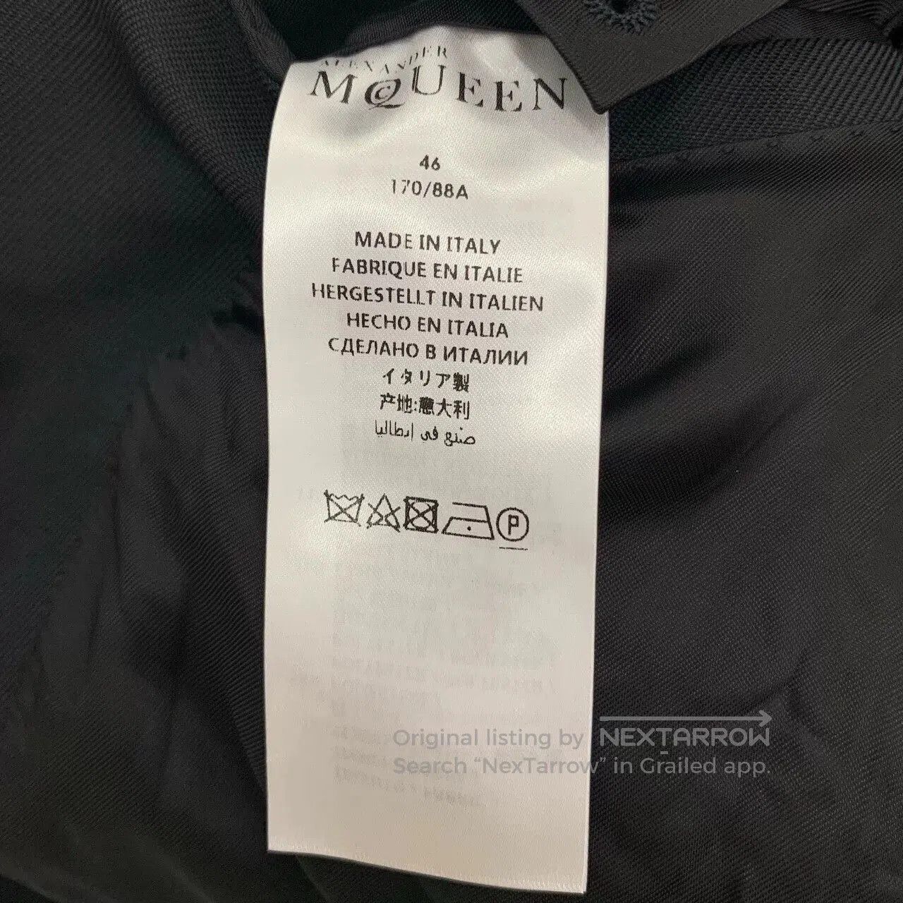 Alexander McQueen Alexander McQueen Wool Blend Blazer. Size US M / EU 48-50 / 2 - 7 Thumbnail
