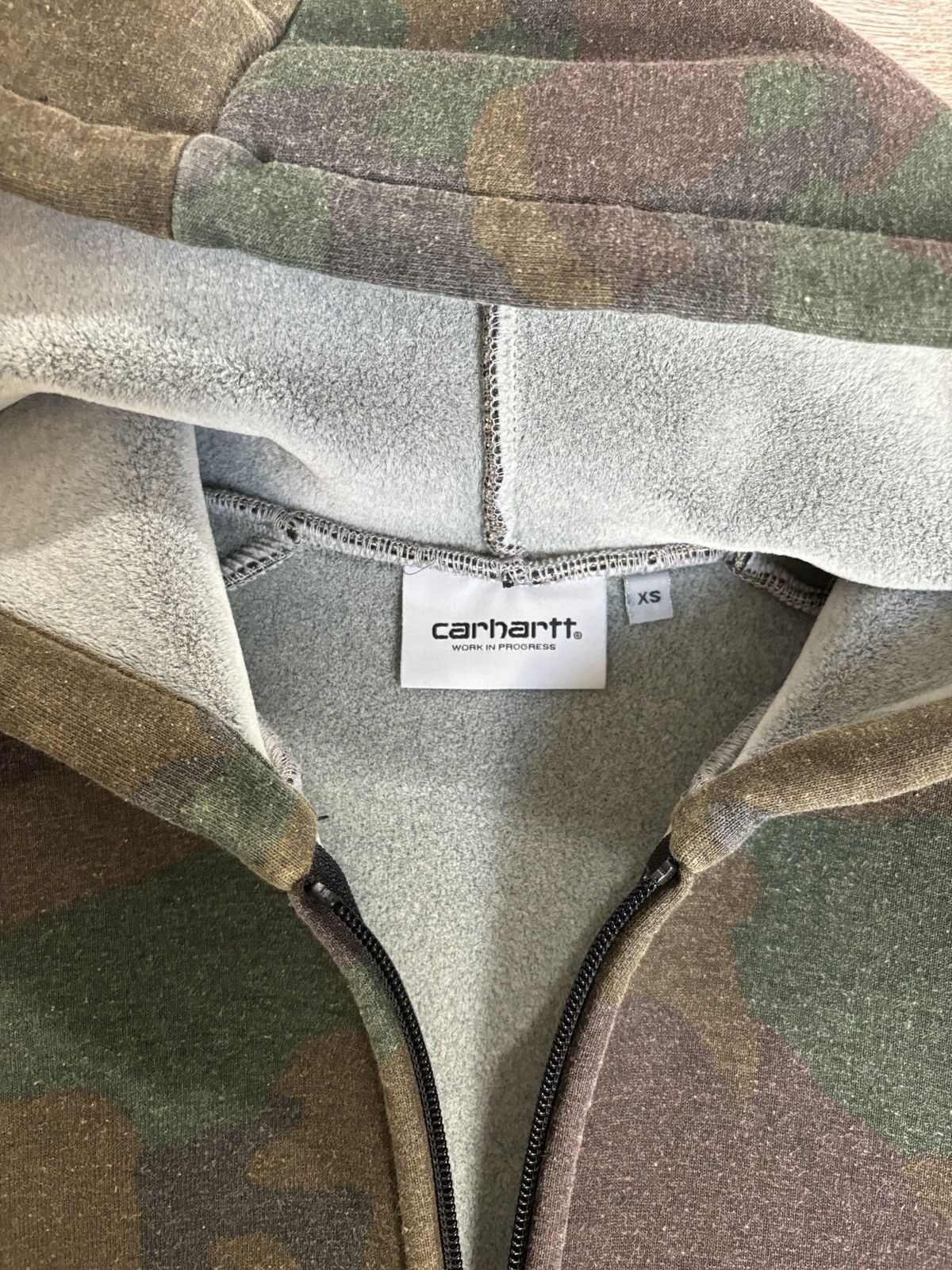 Carhartt × Vintage Vintage Carharrt Zip Hoodie Size US XS / EU 42 / 0 - 3 Thumbnail