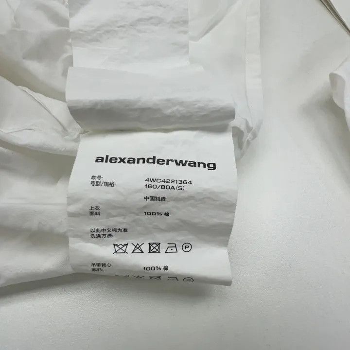 Alexander Wang Alexander Wang White Long Sleeve Shirt - Size S / US 4 / IT 40 - 2 Thumbnail