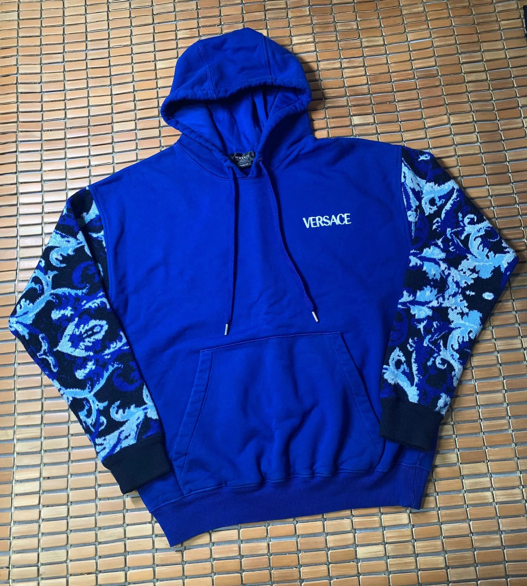 Versace Versace Wool Spliced Hoodie Size US XS / EU 42 / 0 - 1 Thumbnail