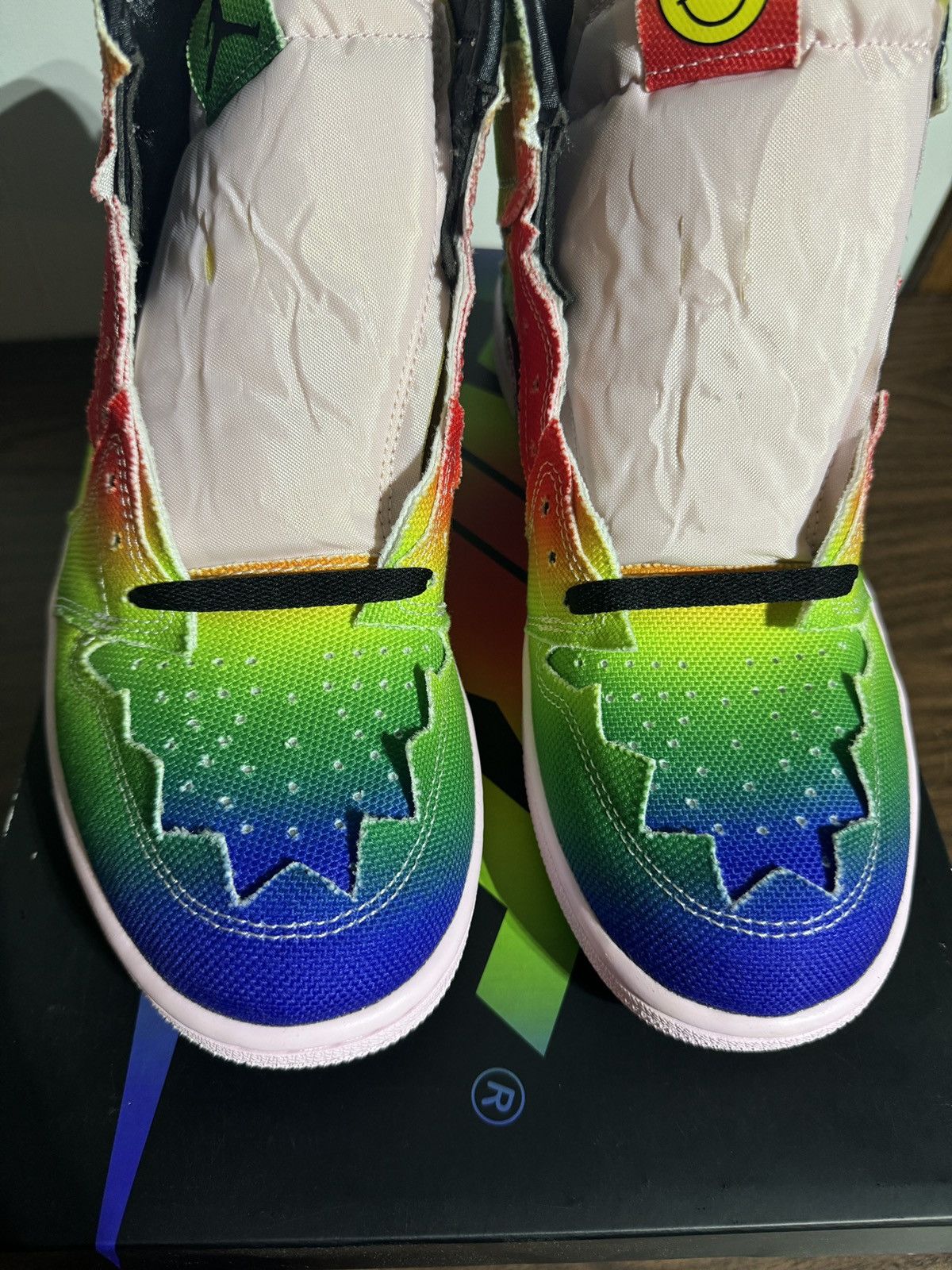 Jordan Brand Air Jordan 1 Retro OG High x J Balvin Tie Dye Multicolor Size US 10.5 / EU 43-44 - 4 Thumbnail