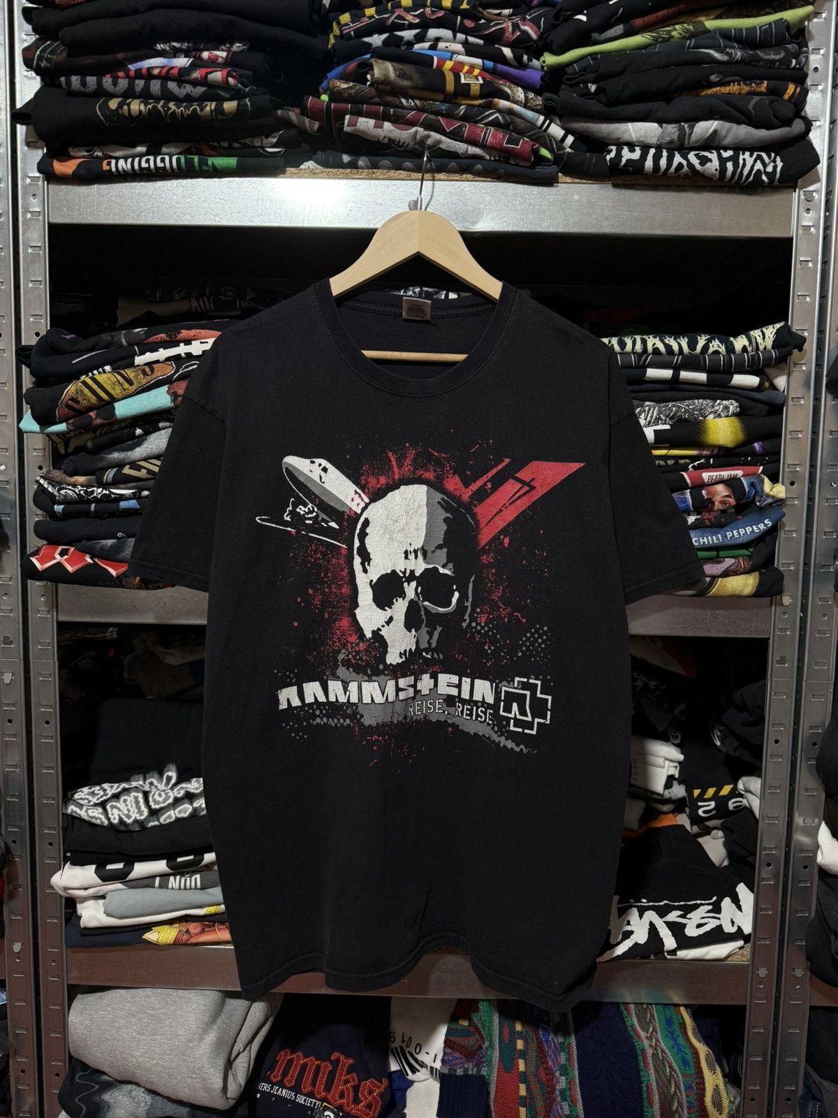 Vintage Vintage 2000’s Rammstein Reise Reise Tour Rock T-Shirt Y2K Size US XL / EU 56 / 4 - 1 Thumbnail