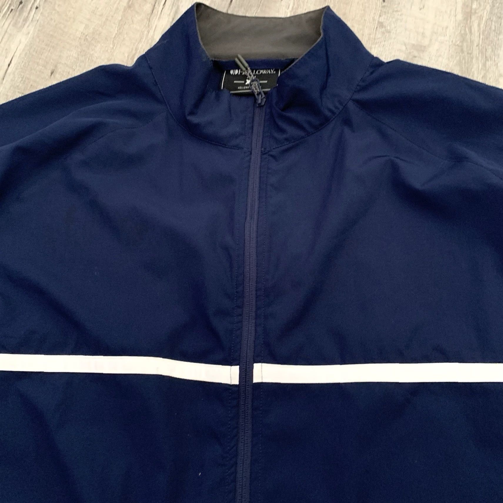 Holloway Holloway Weld Jacket 229543 Mens XL Long Sleeve Navy Blue Light Windbreaker Zip Pockets Lightweight Regular Fit Golf Outdoor Sports Size US XL / EU 56 / 4 - 3 Thumbnail