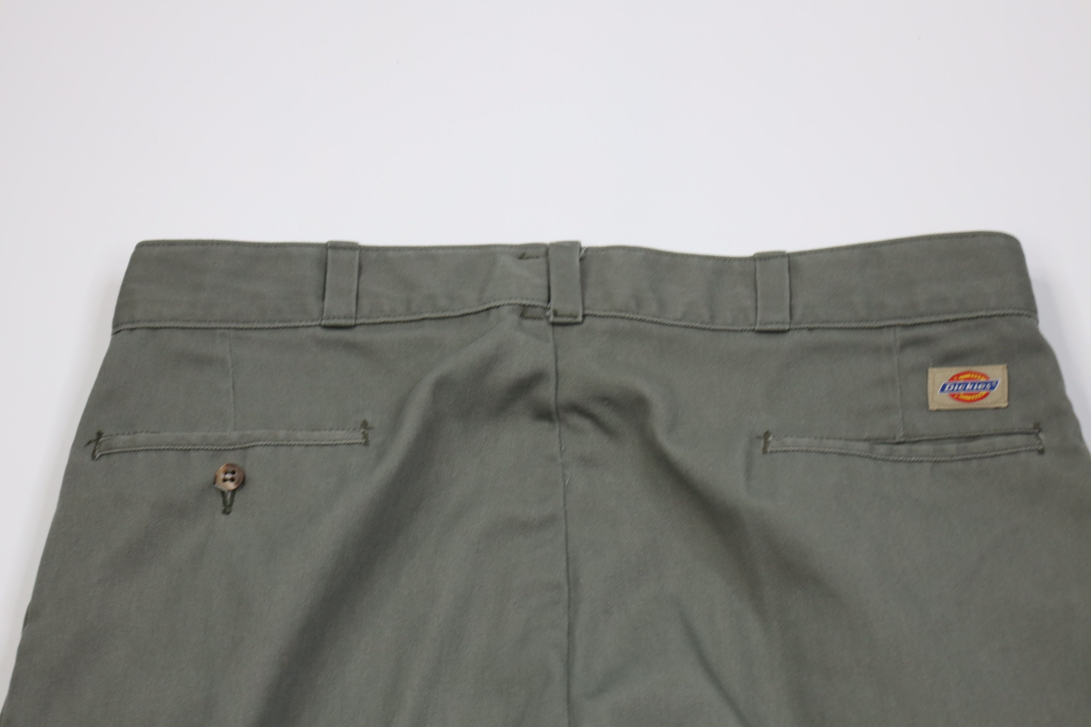 Dickies Vintage 90s Dickies Wide Leg Dungaree Pants Green USA Size US 38 / EU 54 - 12 Thumbnail