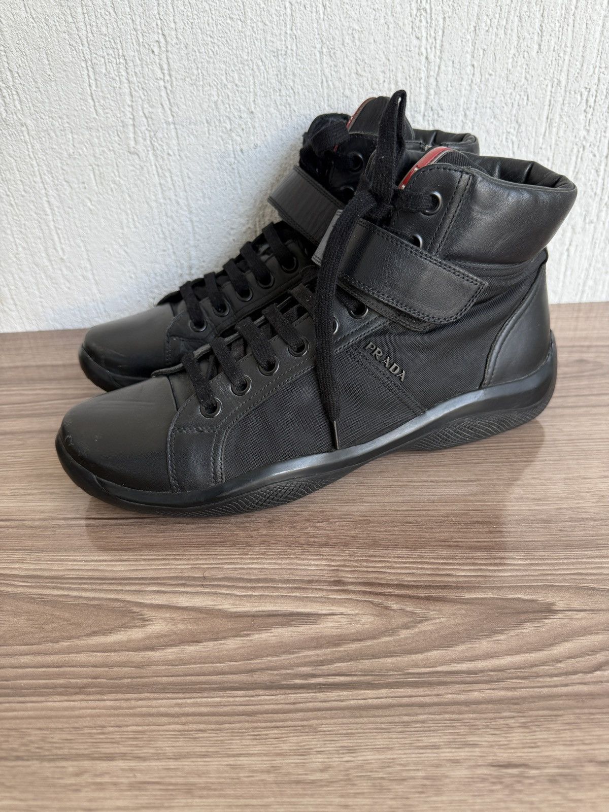 Prada America cup strap high Size US 9 / EU 42 - 1 Thumbnail