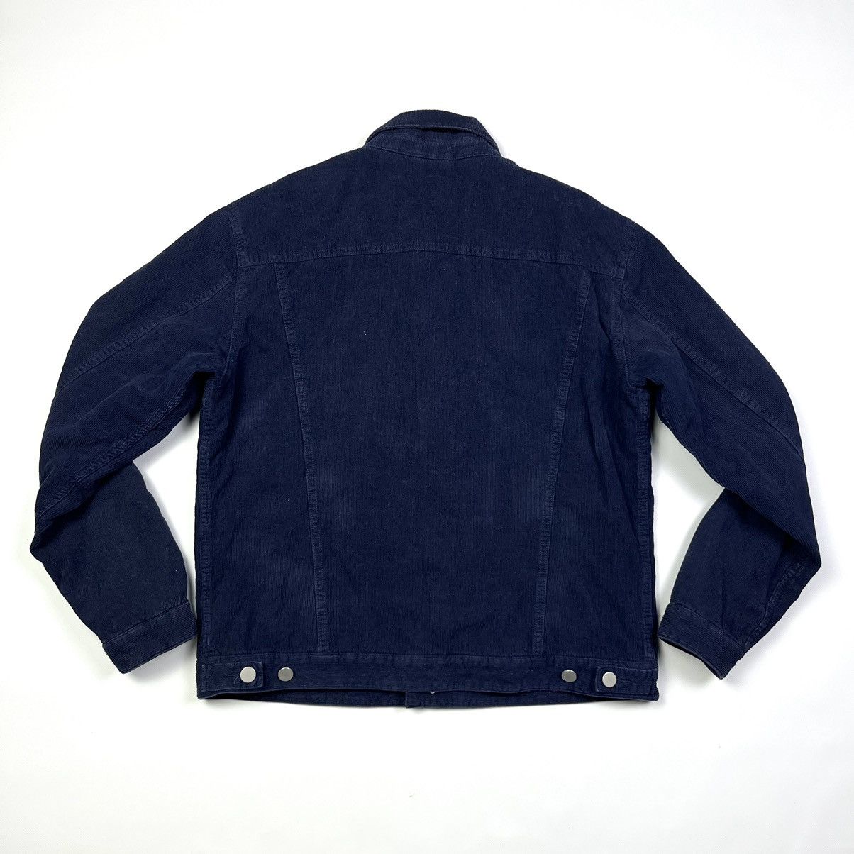 Edwin × Japanese Brand × Vintage Edwin Velvet Jacket Japanese Brand Blue Size US XL / EU 56 / 4 - 3 Thumbnail