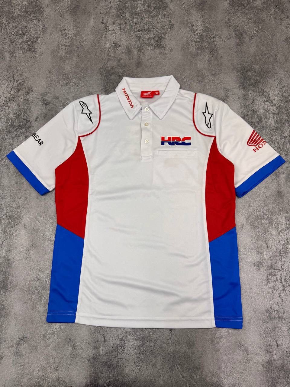 Honda Honda Men's HRC Racing Replica Polo Shirt White Size M Size US M / EU 48-50 / 2 - 1 Thumbnail