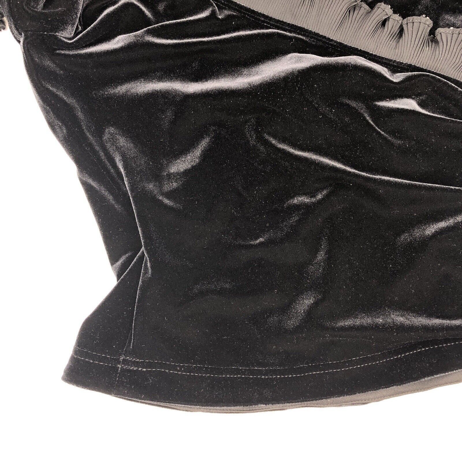 Other Vtg Y2K Jessica Howard Black Velvet Top Sz 6 Surplice V Neck Size M / US 6-8 / IT 42-44 - 8 Thumbnail
