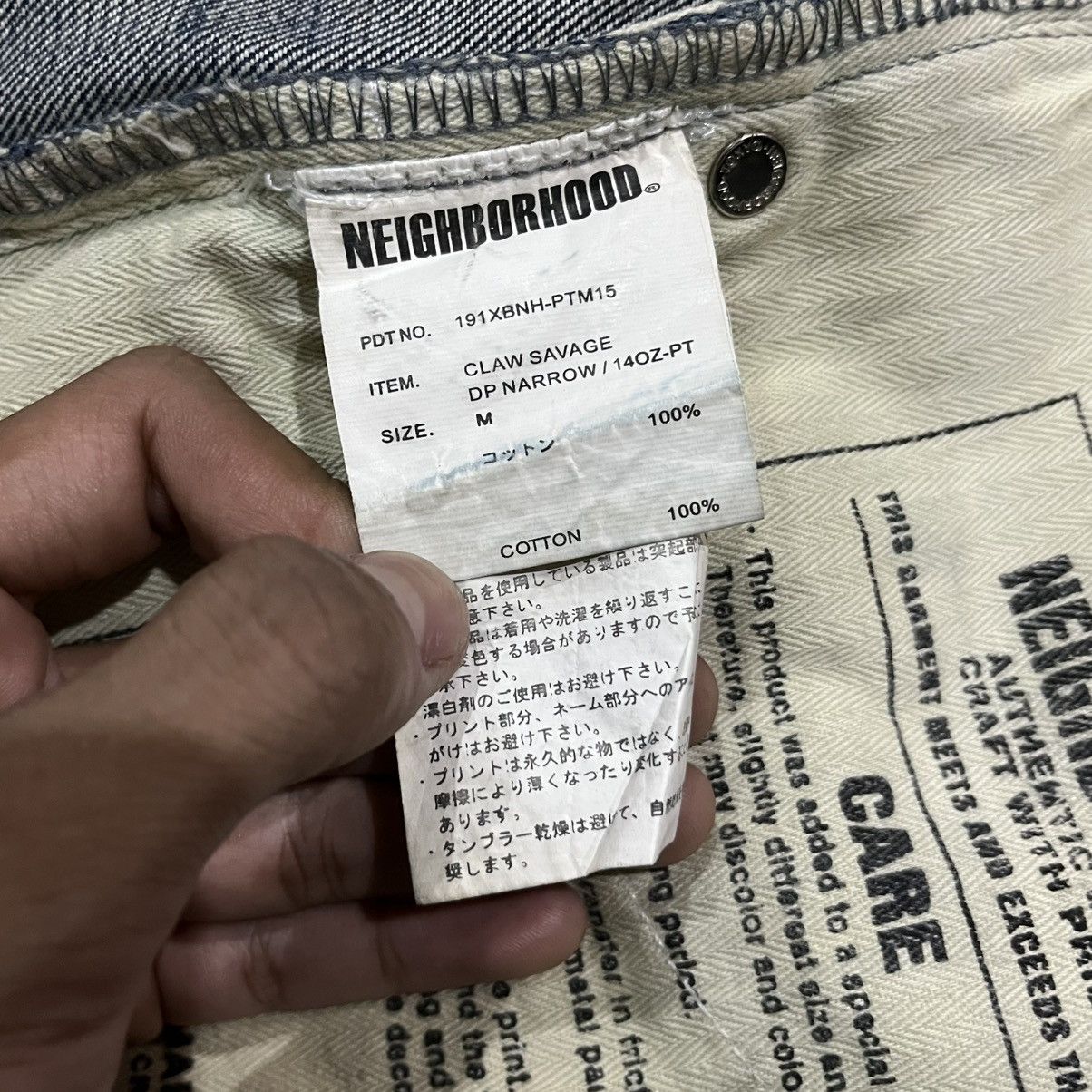 Neighborhood Neighborhood DP-Narrow Distressed Selvedge Denim Pants Size US 32 / EU 48 - 15 Thumbnail