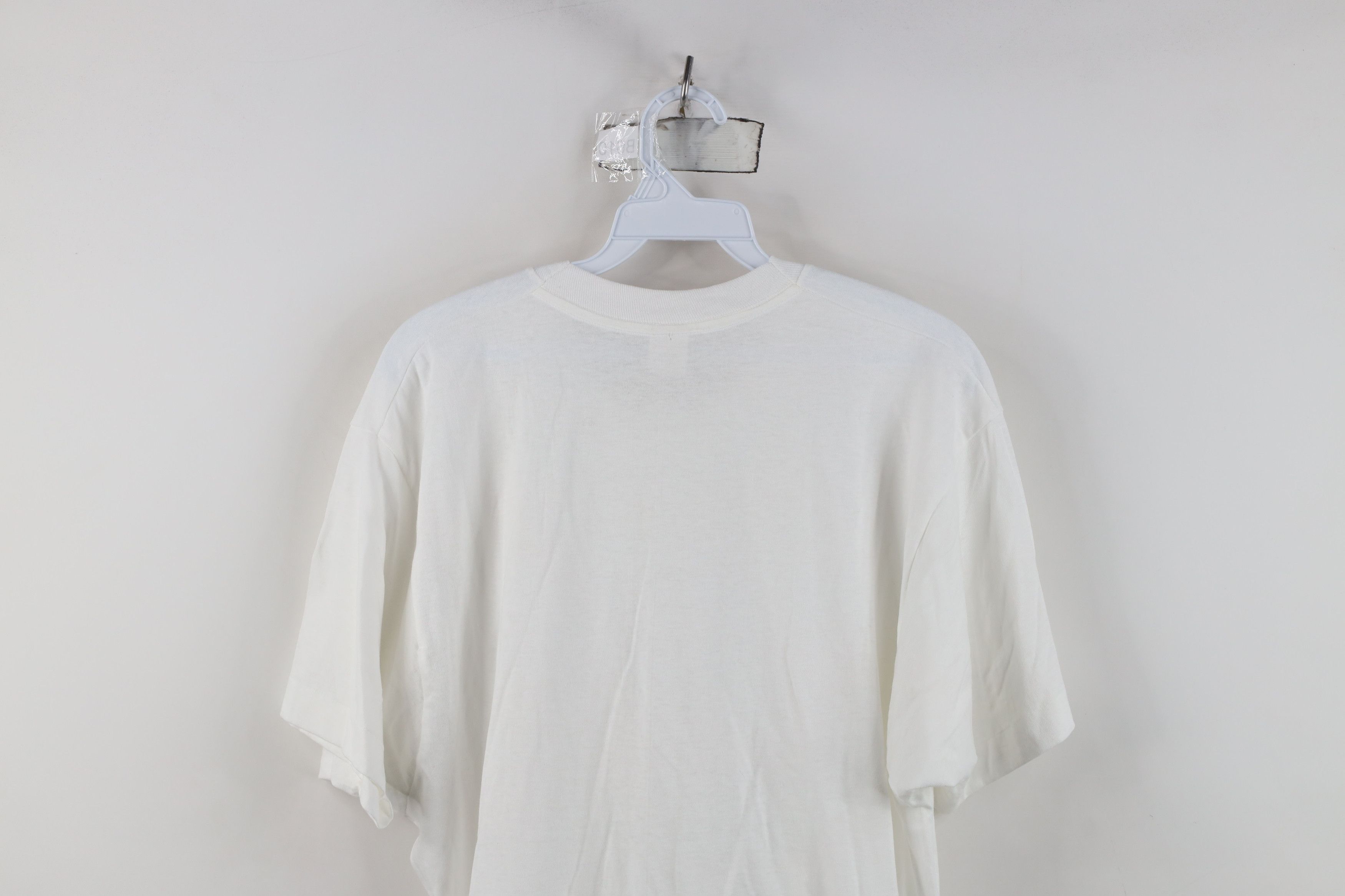 Vintage Vintage 90s Streetwear Cotton Short Sleeve T-Shirt White USA Size US XL / EU 56 / 4 - 8 Thumbnail