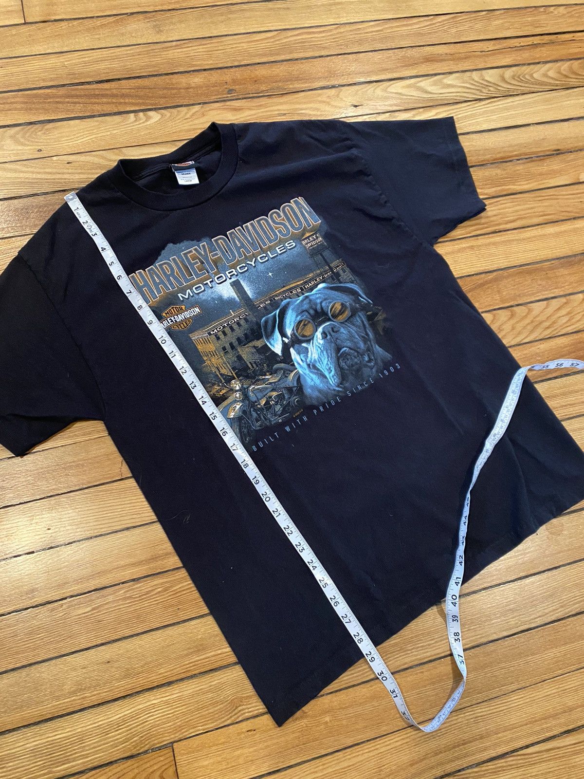 Harley Davidson Harley Davidson mens large vintage utica y2k bulldog hype Size US L / EU 52-54 / 3 - 4 Thumbnail