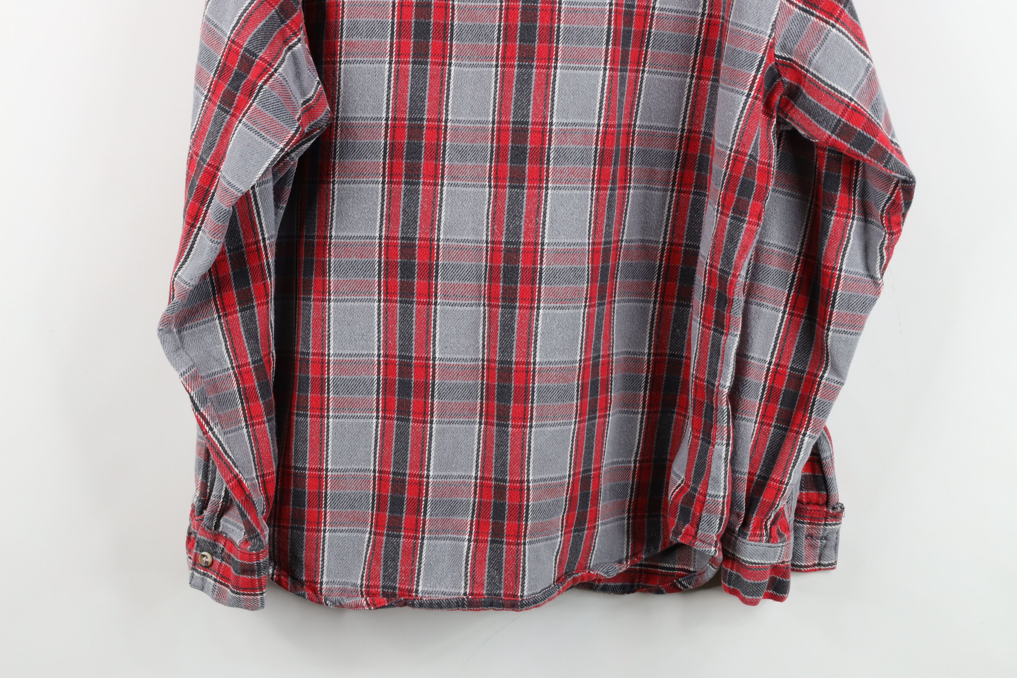 Vintage Vintage 70s 80s Streetwear Heavyweight Flannel Button Shirt Size US L / EU 52-54 / 3 - 11 Thumbnail