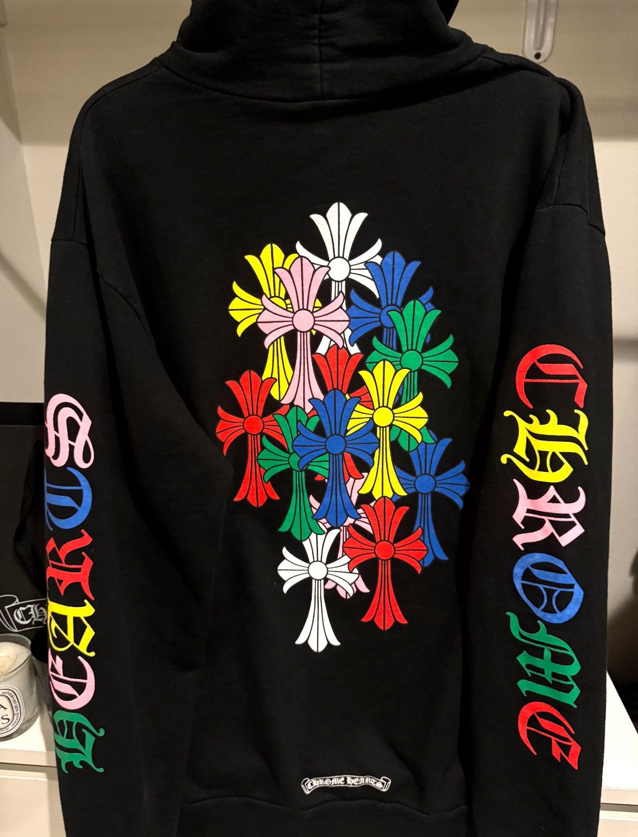 Chrome Hearts Chrome Hearts Multi Color Cross Hoodie Size US L / EU 52-54 / 3 - 2 Thumbnail