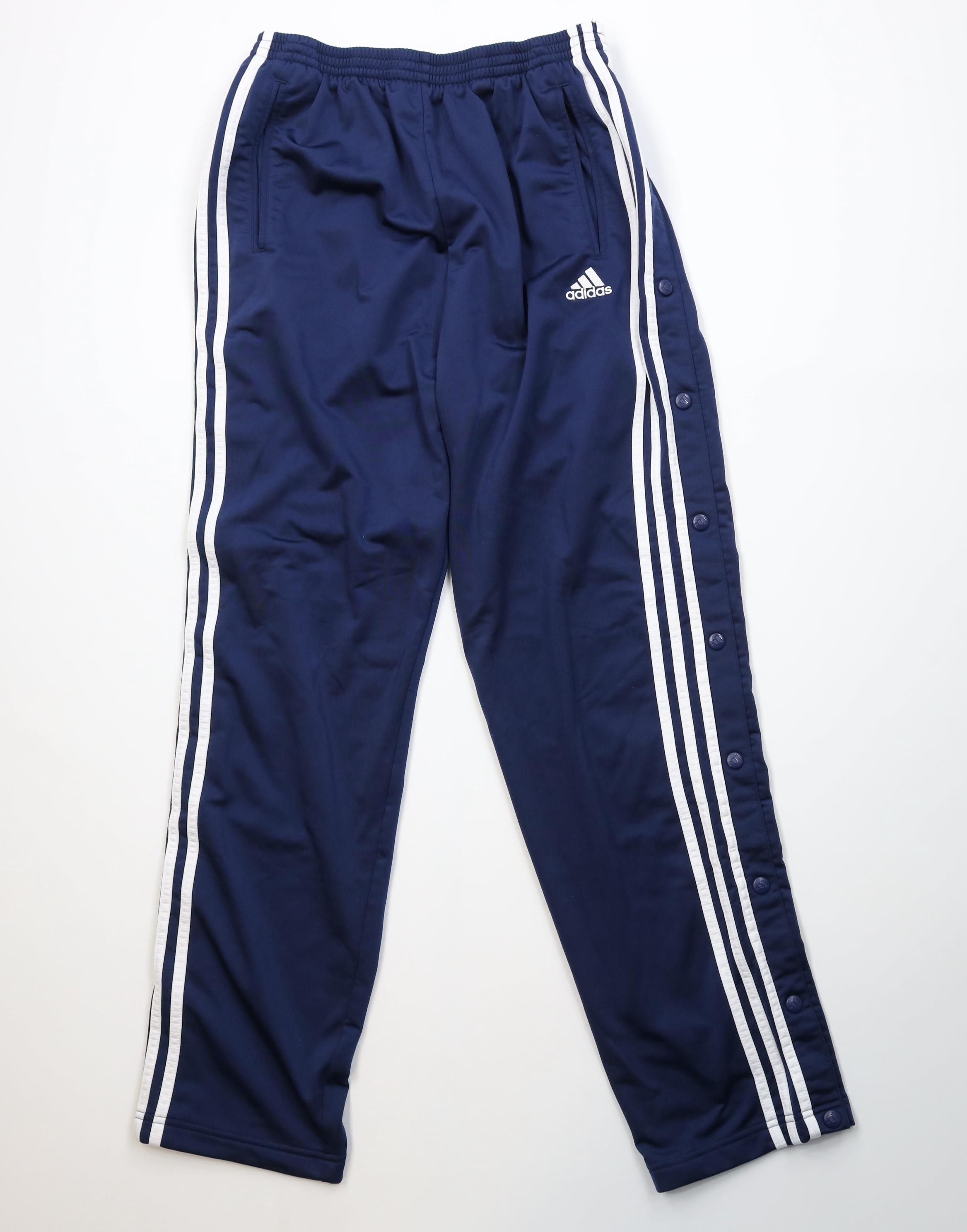 Adidas Vintage Y2K 2001 Adidas Tearaway Sweatpants Pants Blue Size US 36 / EU 52 - 1 Thumbnail