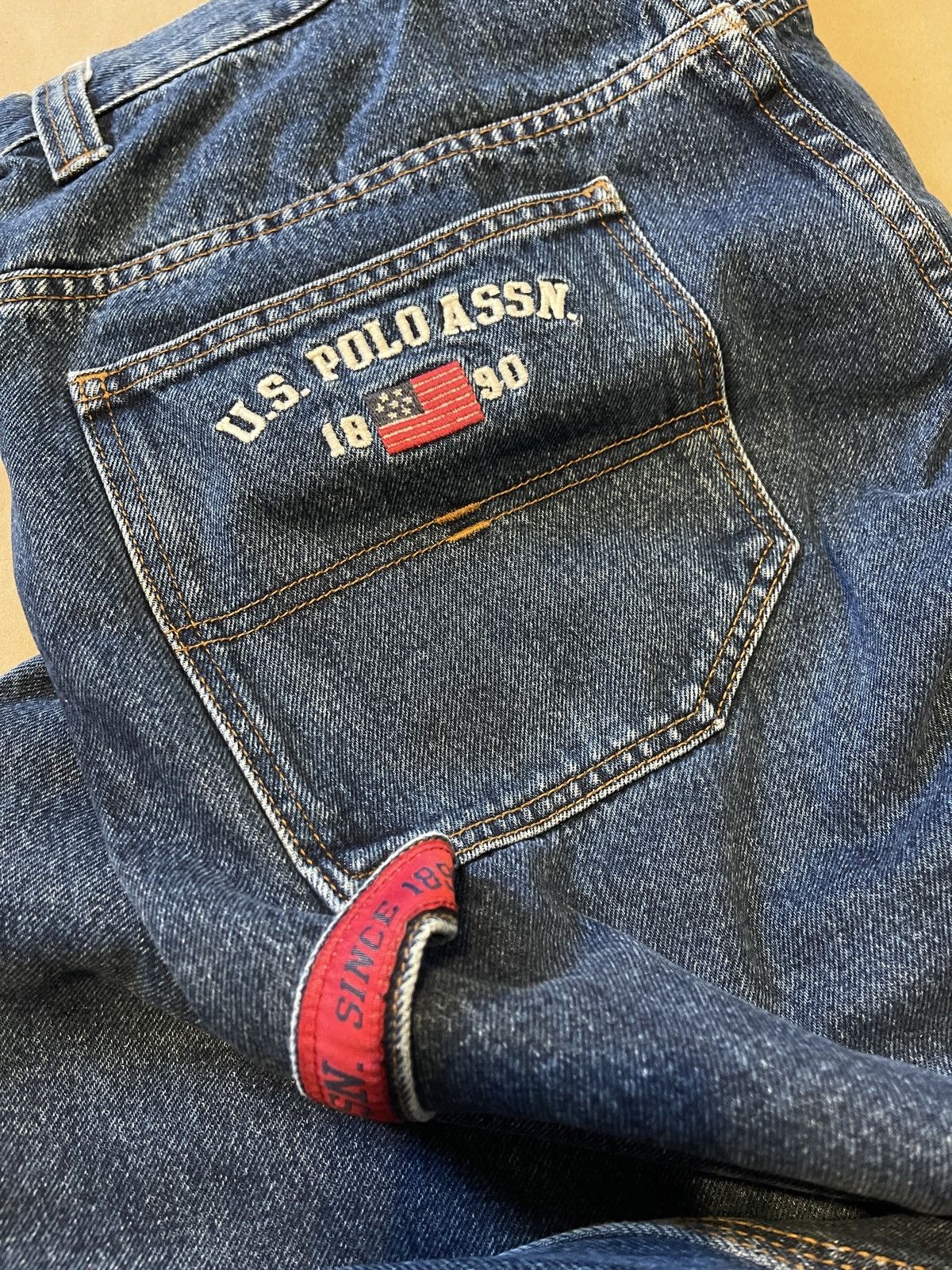 U.S. Polo Assn. US POLO ASSN WIDE LEG 33x30 JEANS Size US 33 - 2 Thumbnail