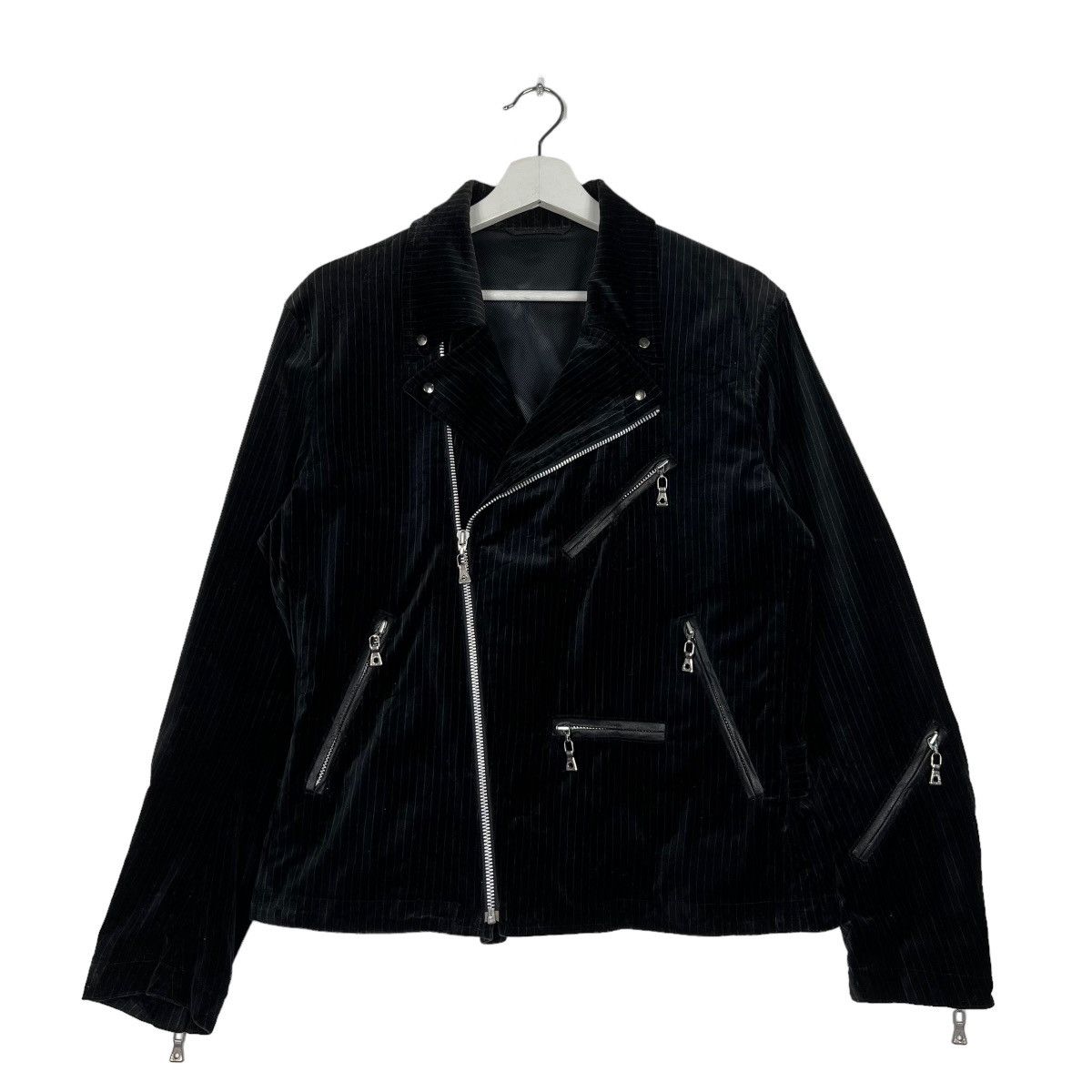 Japanese Brand × semanticdesign 🔥 SEMANTIC DESIGN DOUBLE COLAR BIKER MOTO JACKET Size US S / EU 44-46 / 1 - 2 Thumbnail