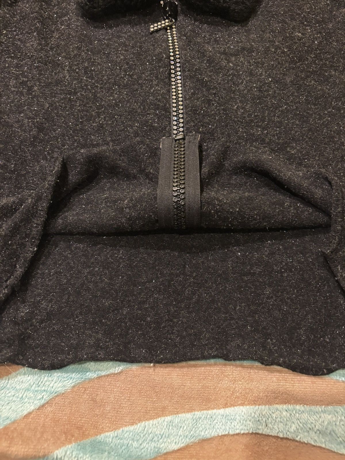 Other Women’s black sparkly zip up cardigan.wc0321 Size XS / US 0-2 / IT 36-38 - 5 Thumbnail