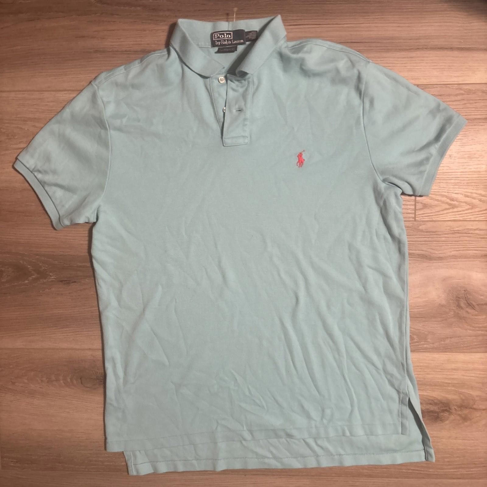 Polo Ralph Lauren Polo Ralph Lauren Men’s Polo Shirt Custom Slim Fit L Blue Size US L / EU 52-54 / 3 - 1 Thumbnail