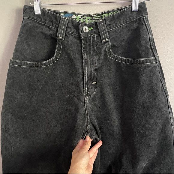 JNCO Vintage 90s JNCO Black Trog Jeans - 30", Unisex 🇺🇸 Size US 30 / EU 46 - 11 Thumbnail