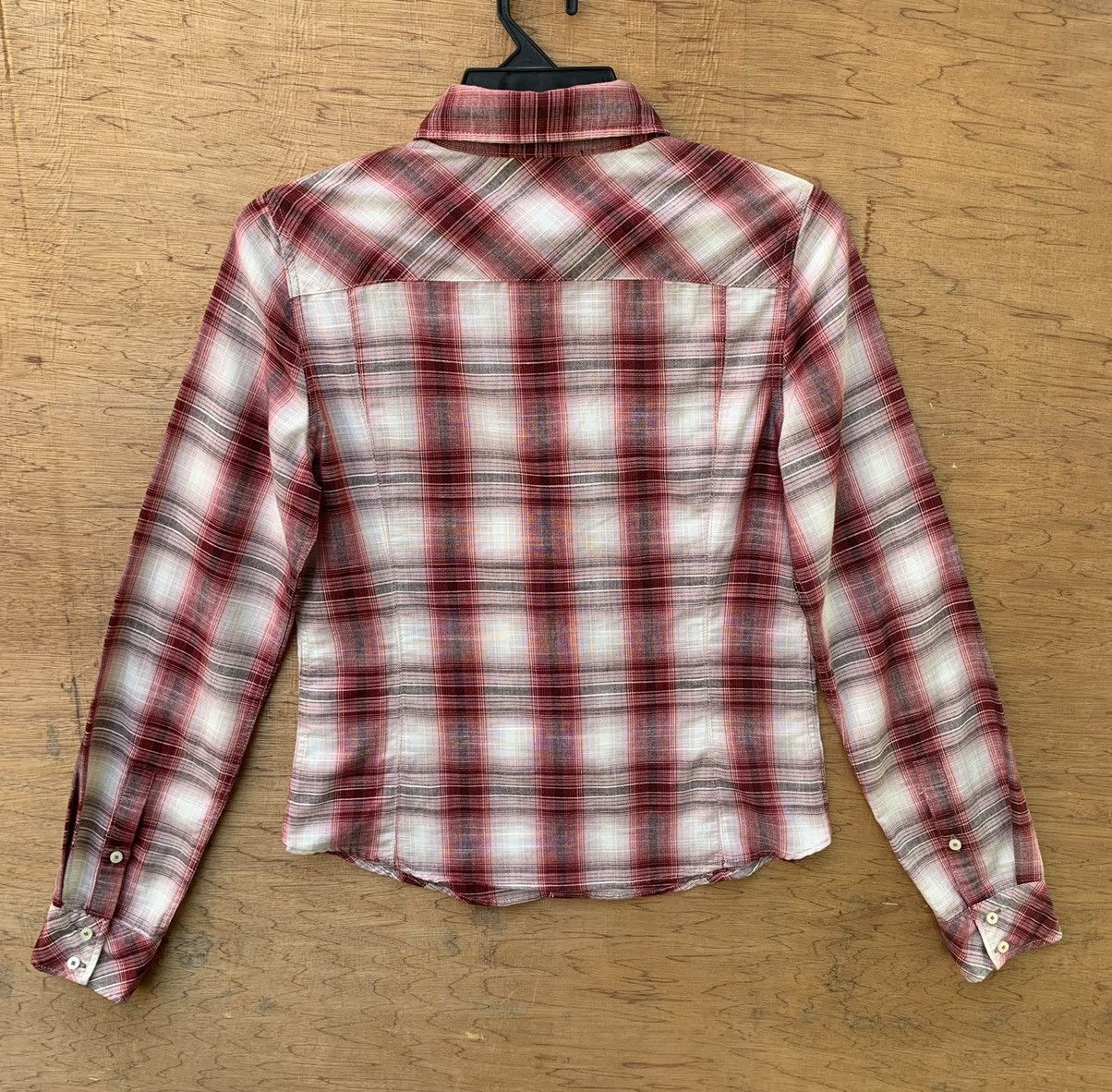 Hysteric Glamour Hysteric Glamour Button Ups Checkered Gold Stripe Line Shirt Size S / US 4 / IT 40 - 8 Thumbnail